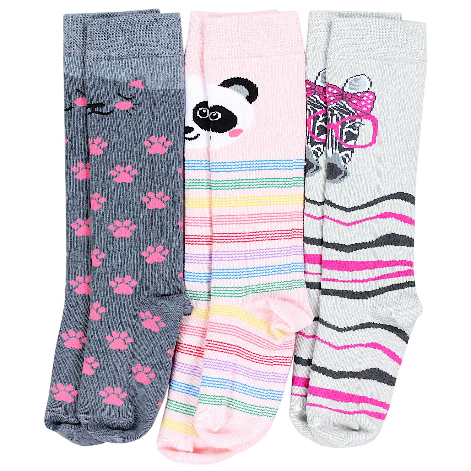 Knielange Socken - 3er Set