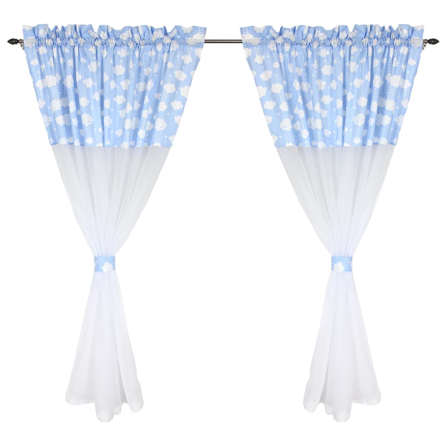 Kinderzimmer Voile/ Vorhänge/ Gardinen mit Tunnelzug Set