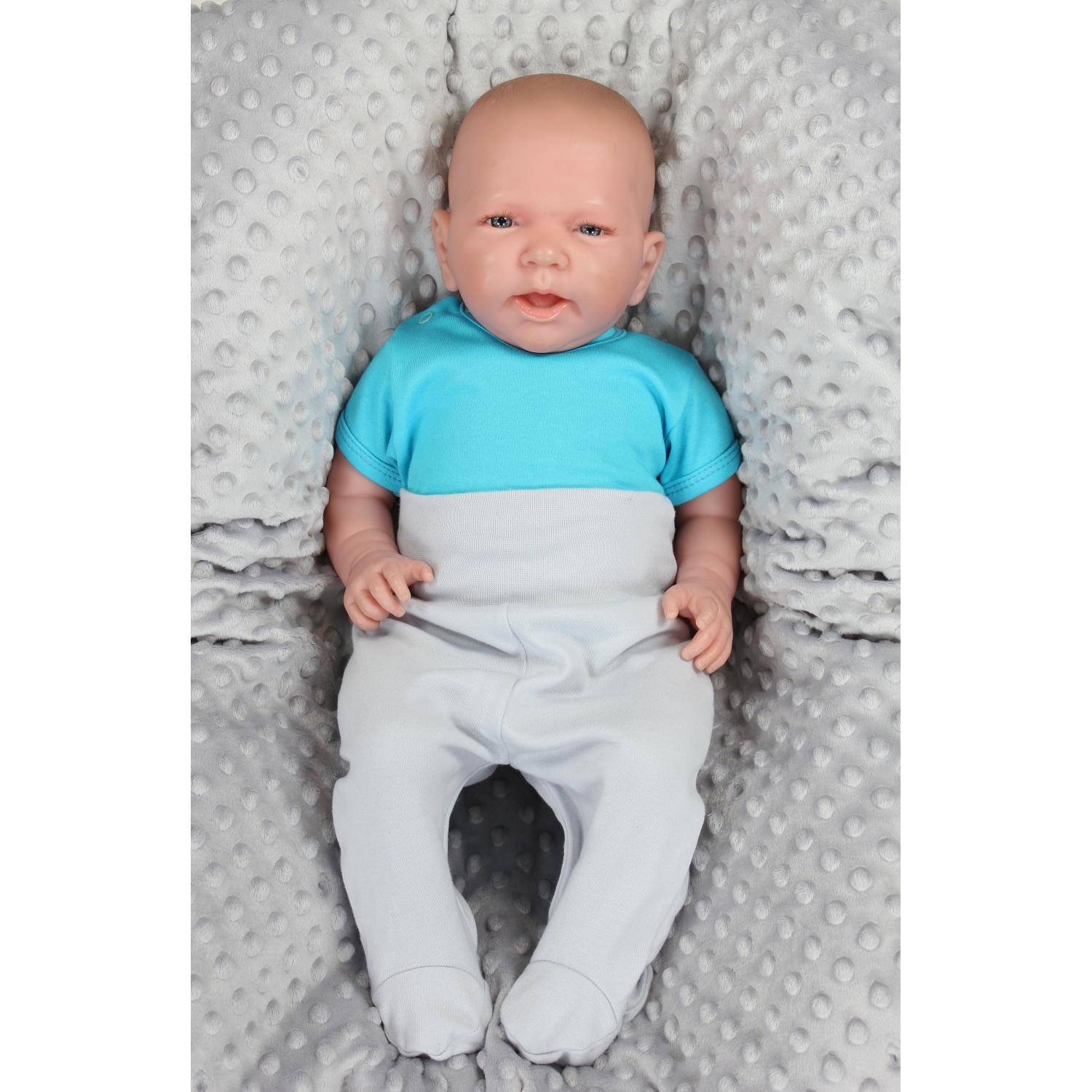 Baby Body Kurzarm Unifarben - 5er Set