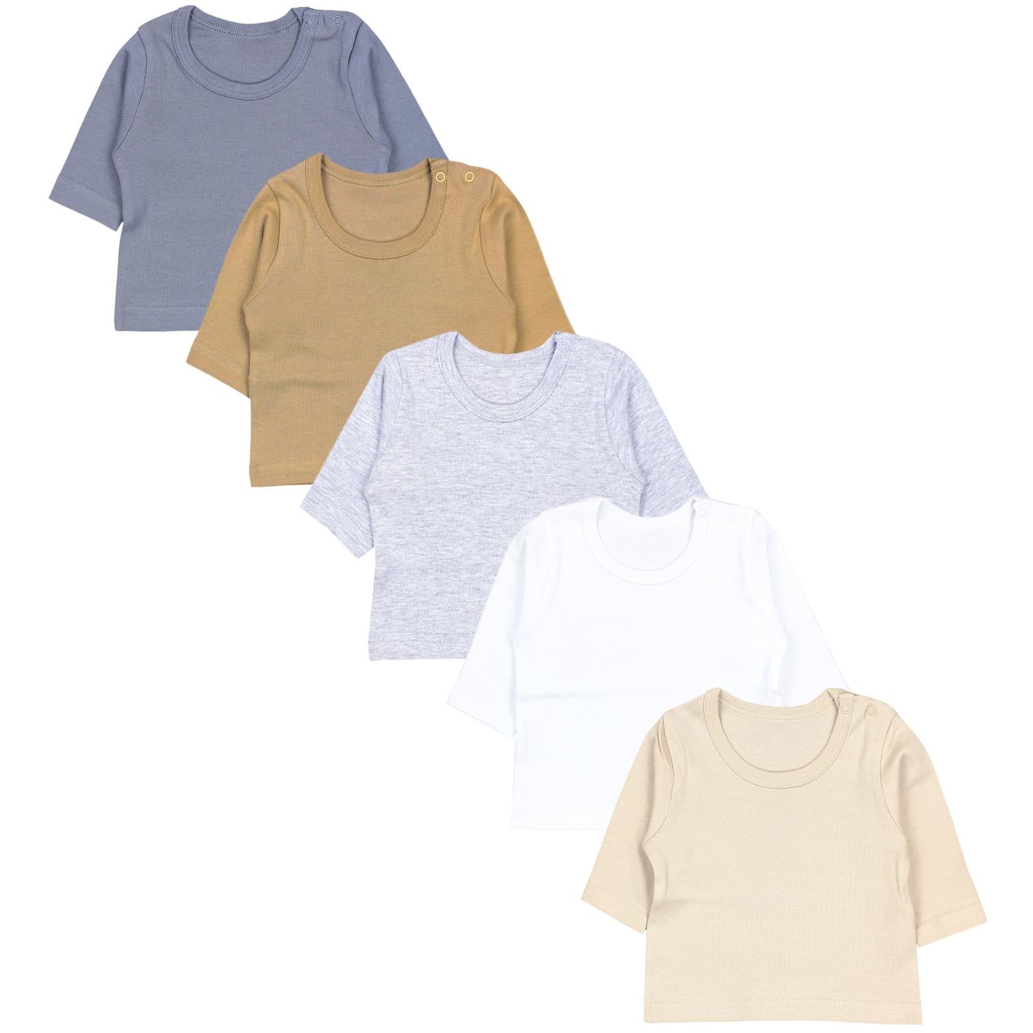 Baby Langarmshirt - 5er Set
