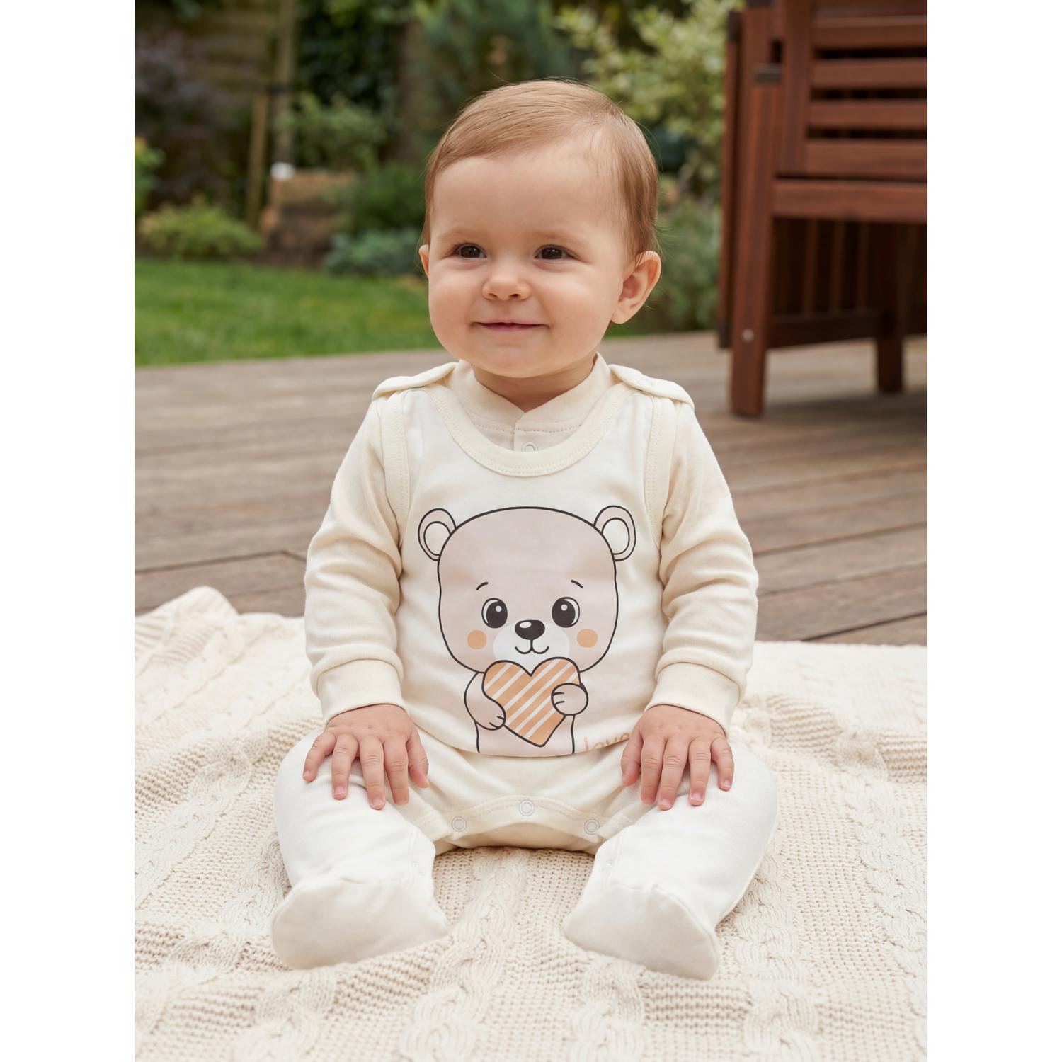 Strampler mit Langarmshirt- Set