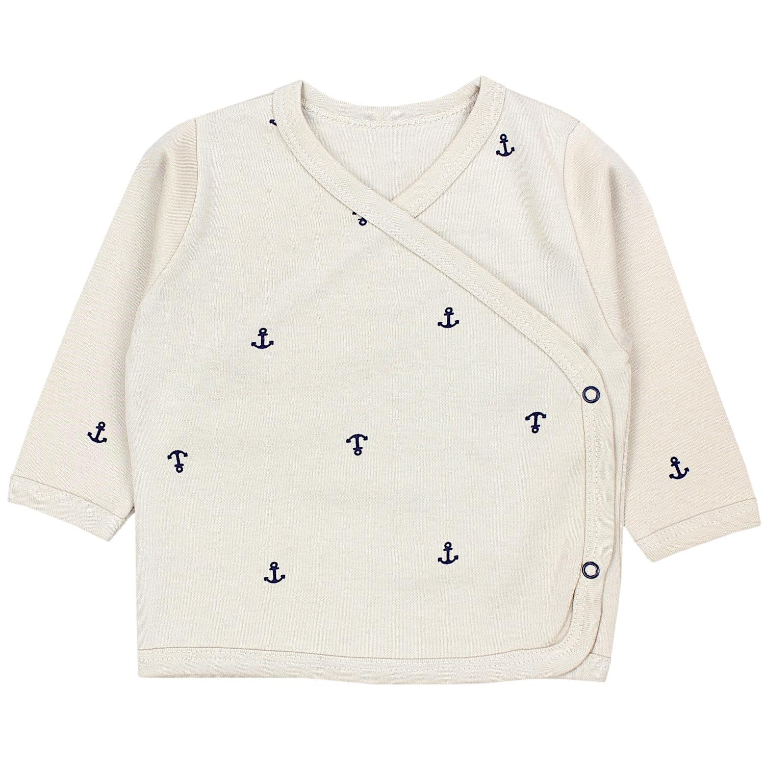Baby Wickelshirt Langarm - 5er Set
