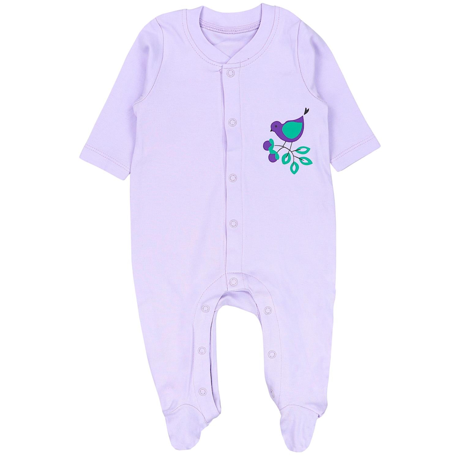 Schlafstrampler mit Fuß - 3er Set