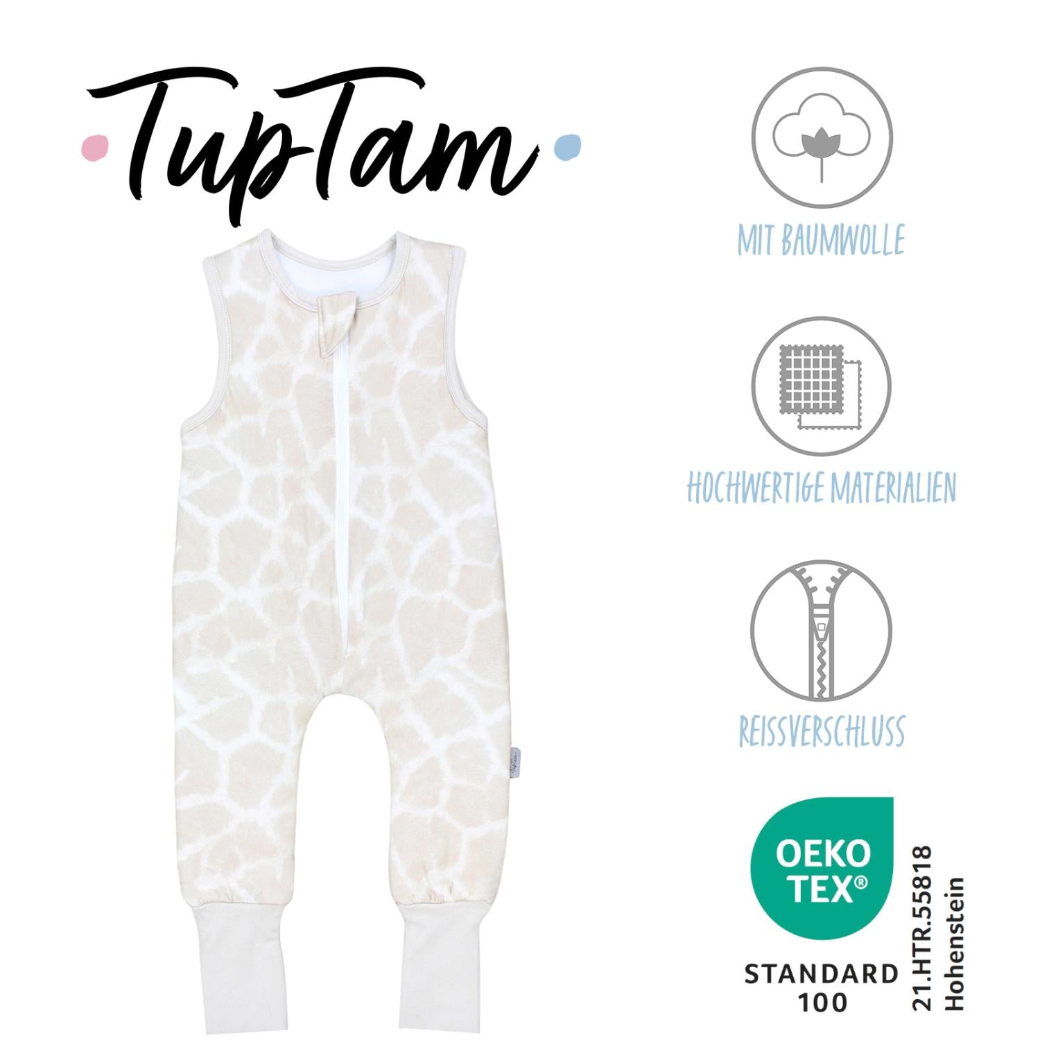 Wattierter Schlafsack mit Füßen 2.5 TOG