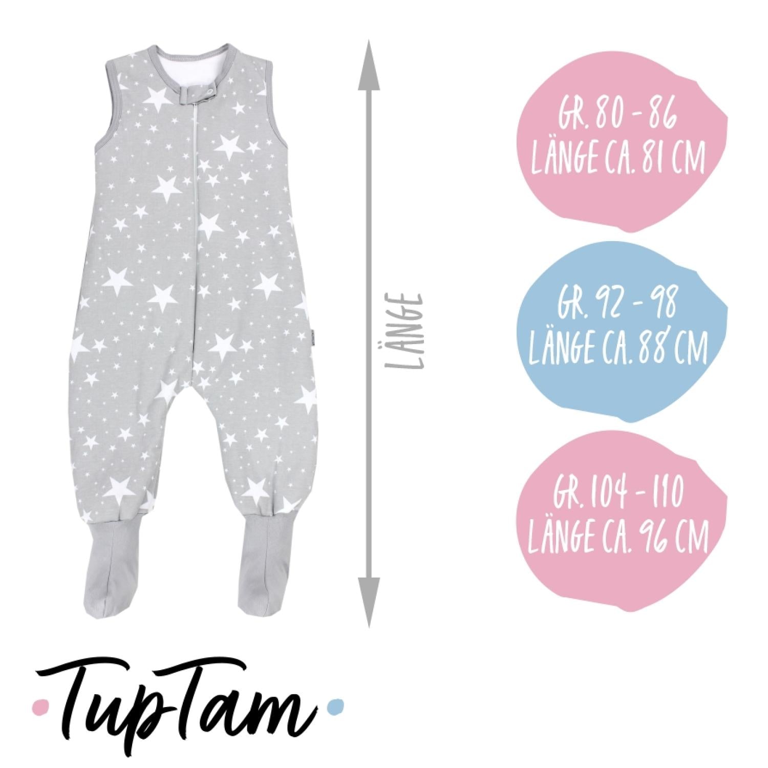 Schlafsack mit Füßen 2.5 TOG