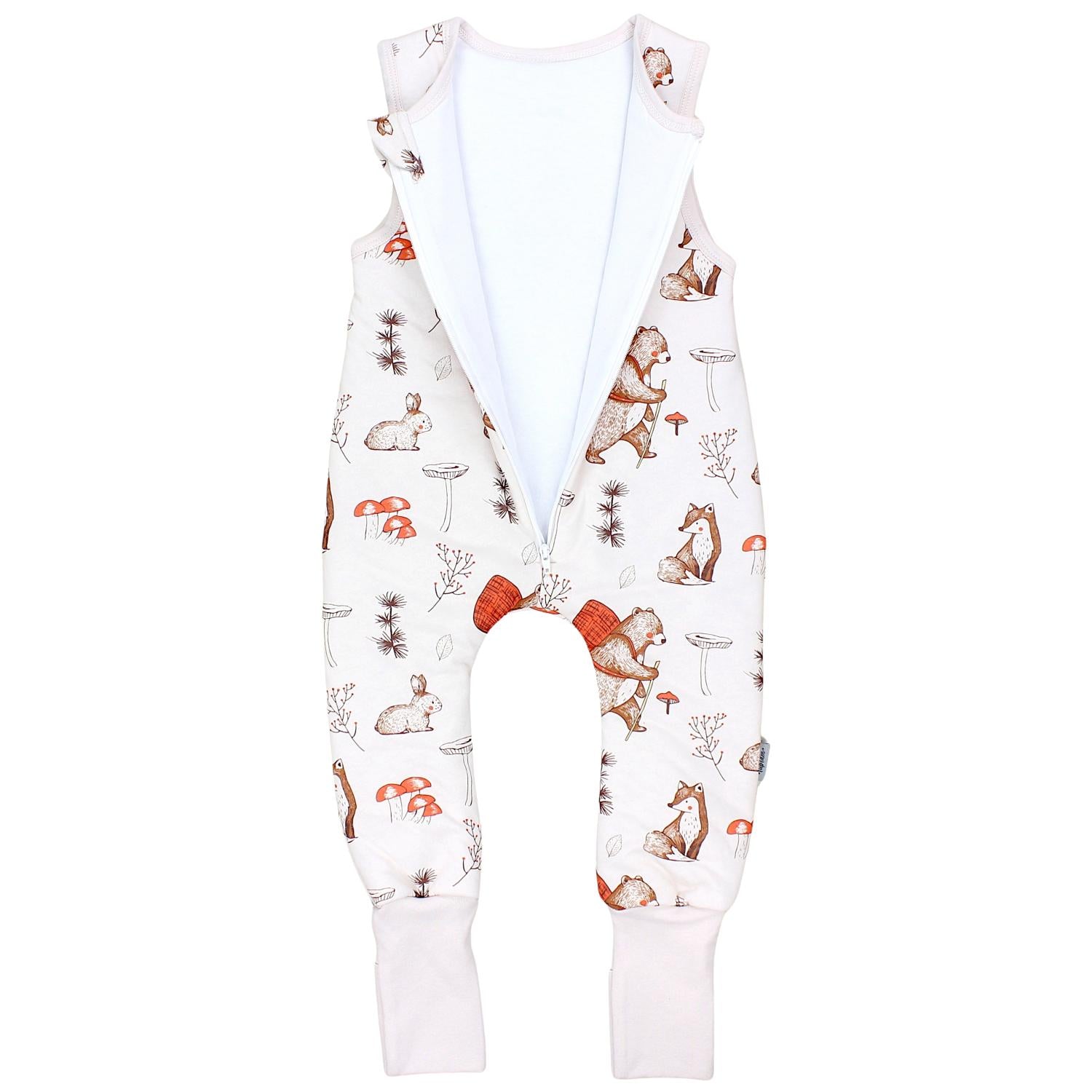 Wattierter Schlafsack mit Füßen 2.5 TOG