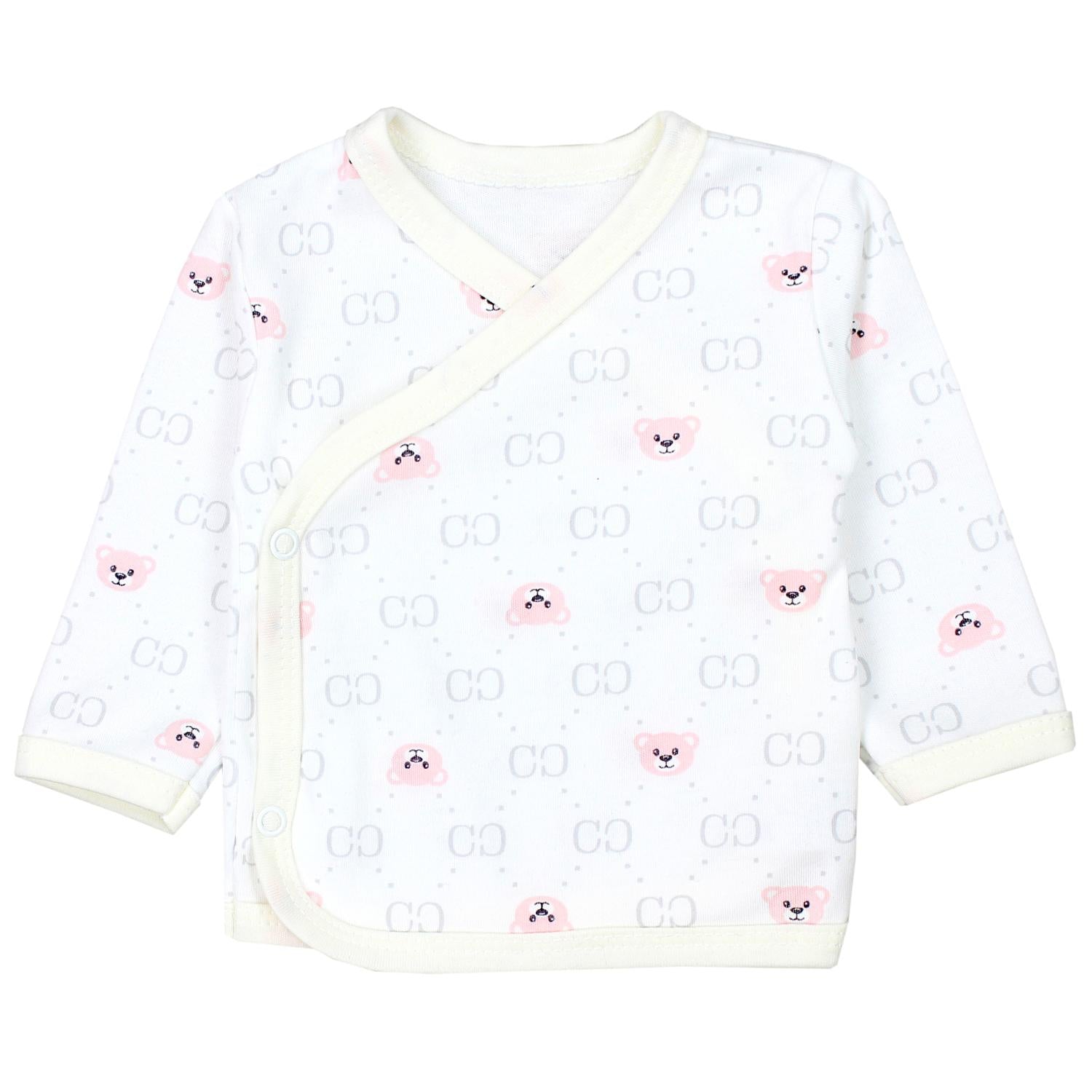 Baby Wickelshirt Langarm - 5er Set