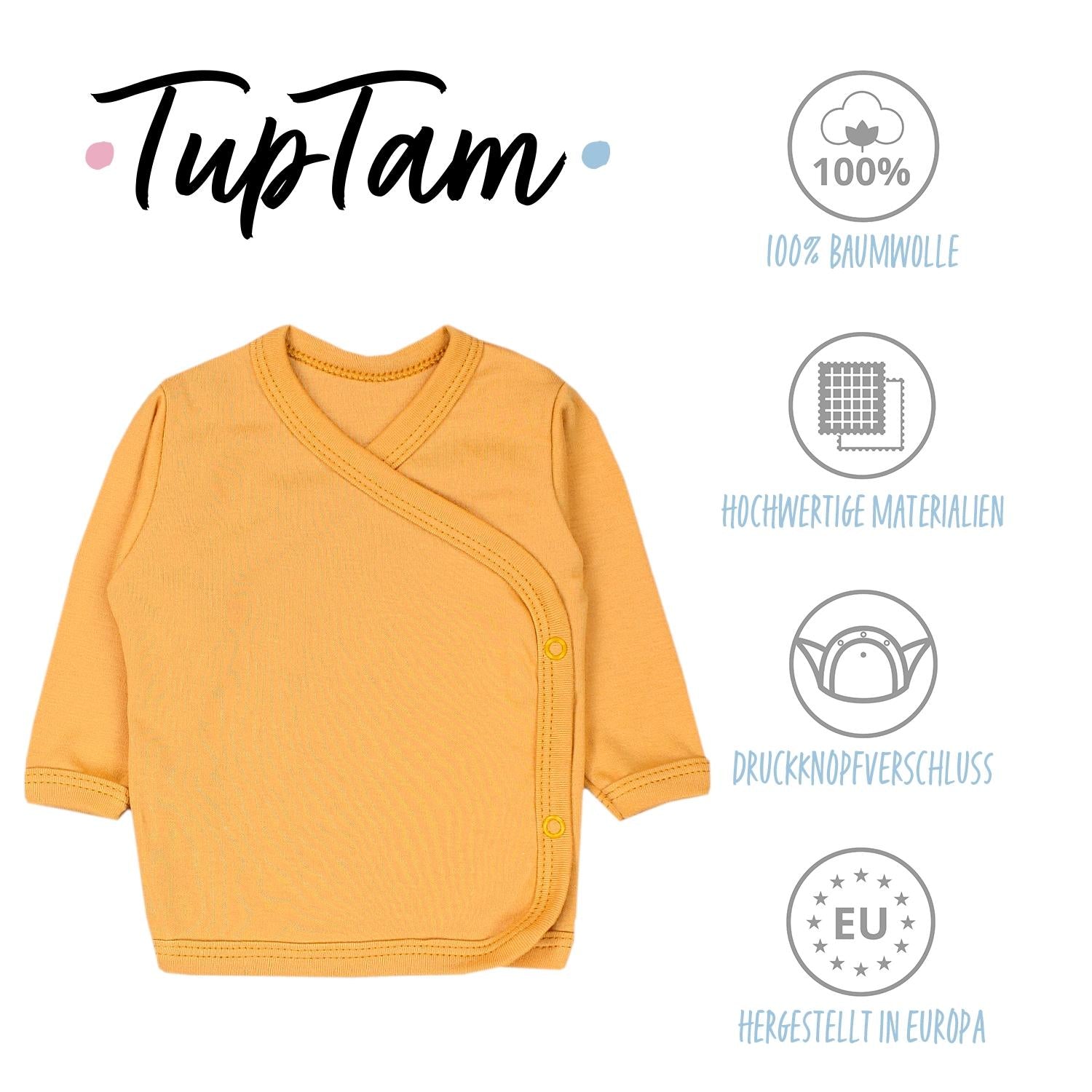 Baby Langarm Wickelshirt - 5er Set