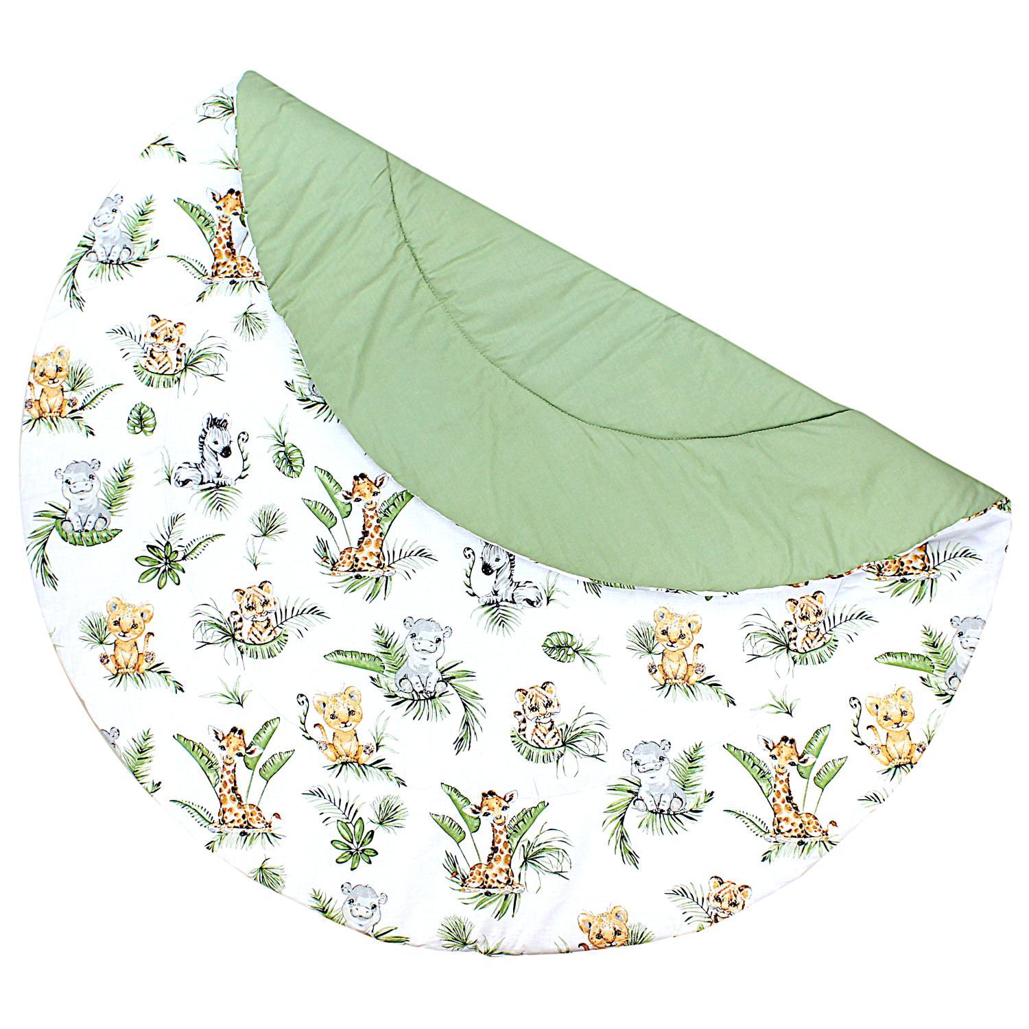 Gepolsterte XXL Krabbeldecke 120 x 120 cm