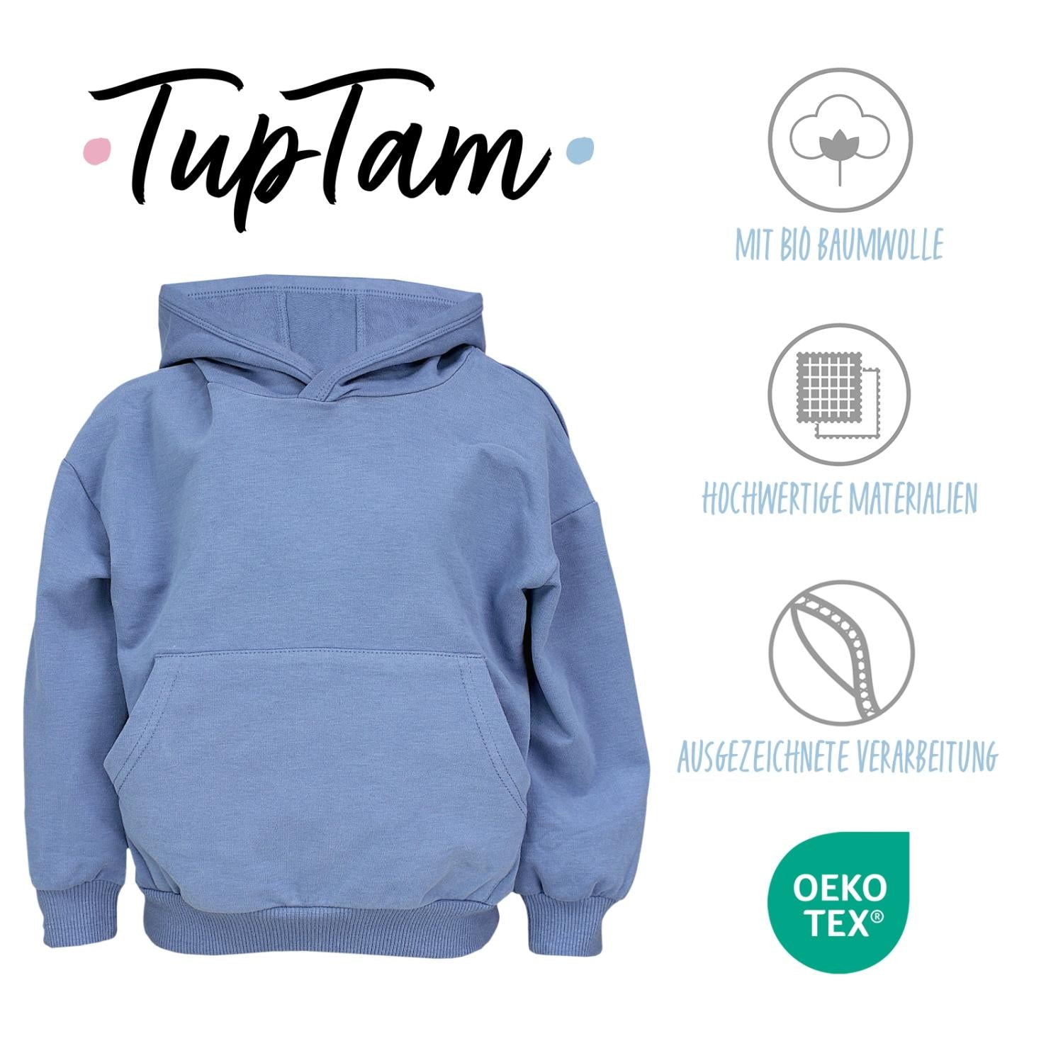 Hoodie Sweatshirt Bio- Baumwolle