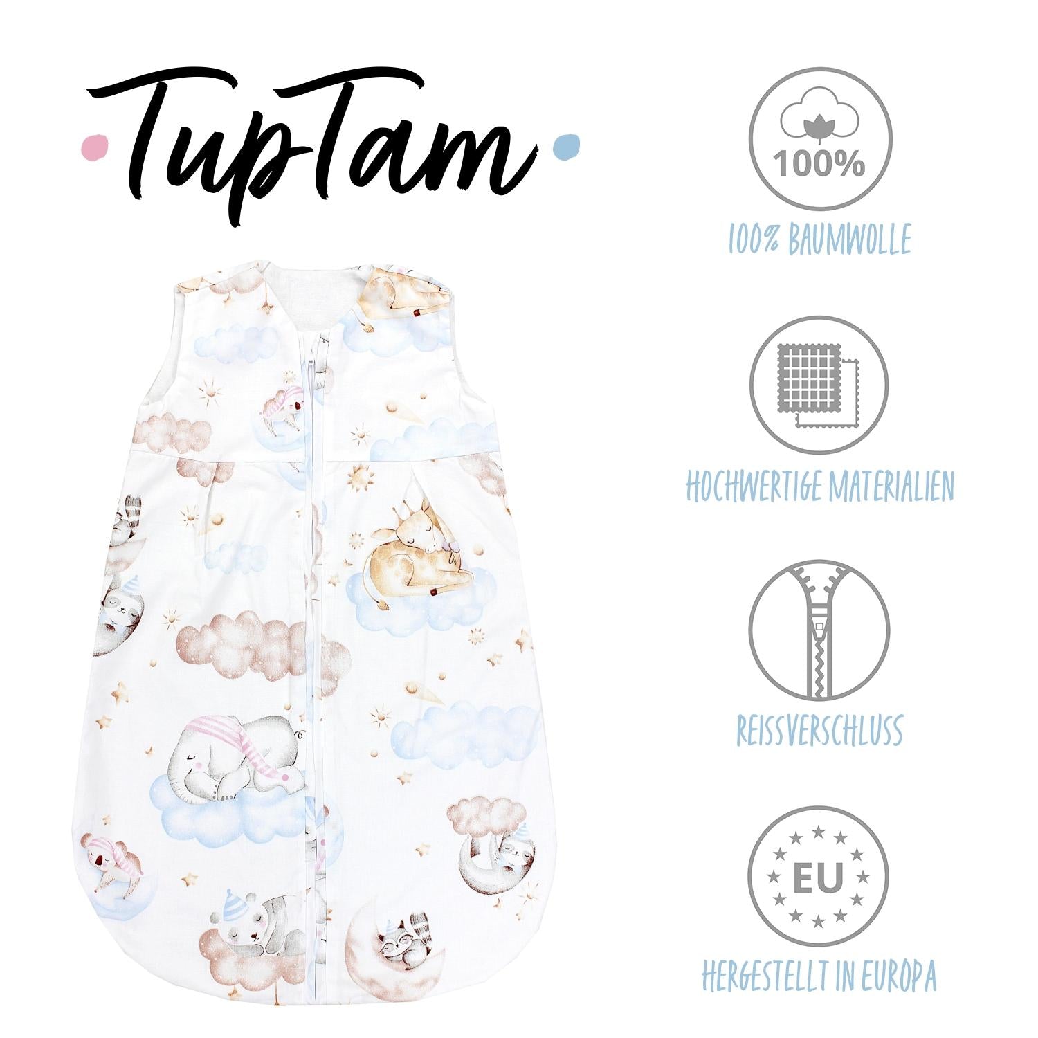 Kugelschlafsack ohne Ärmel 0.5 TOG