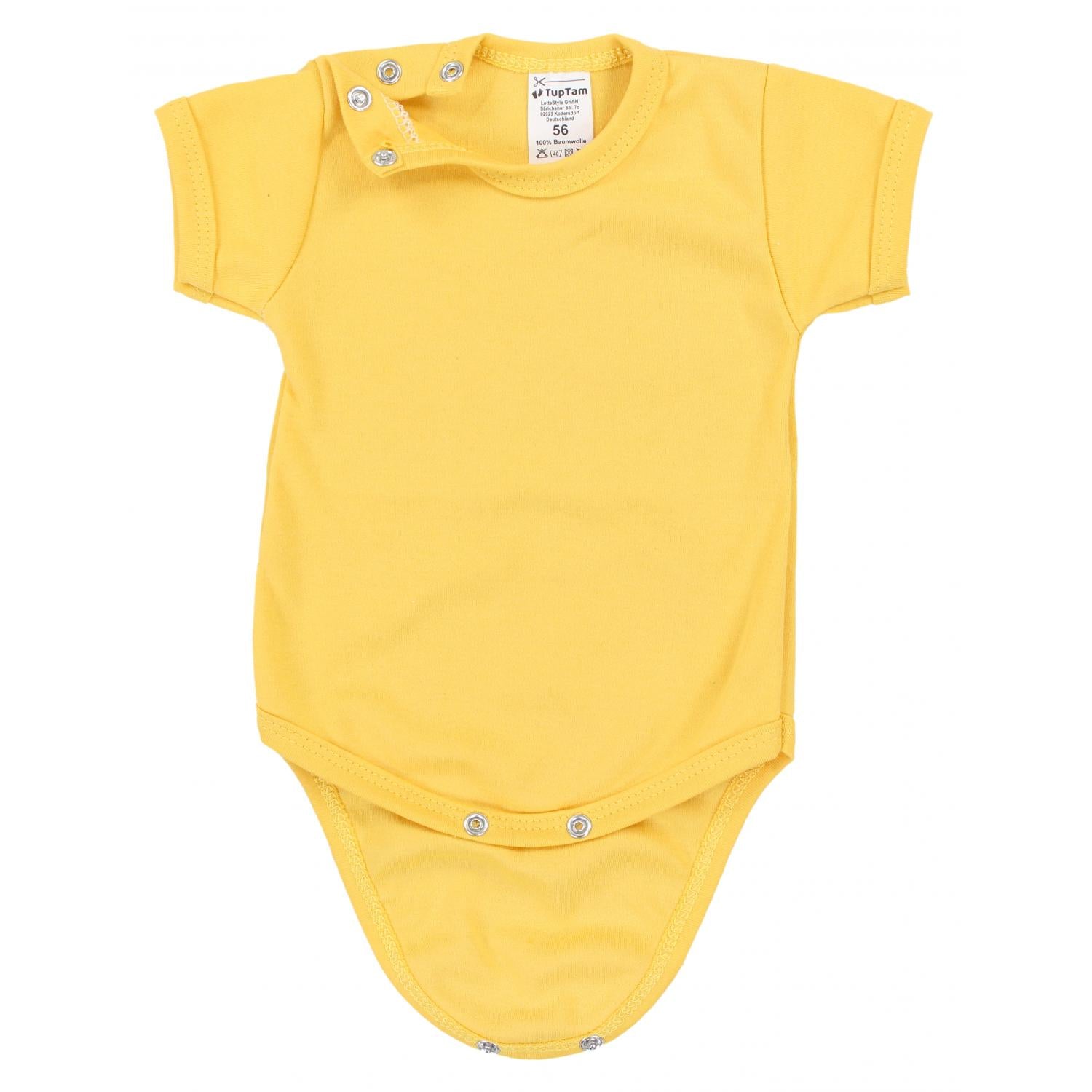 Baby Body Kurzarm Unifarben - 5er Set