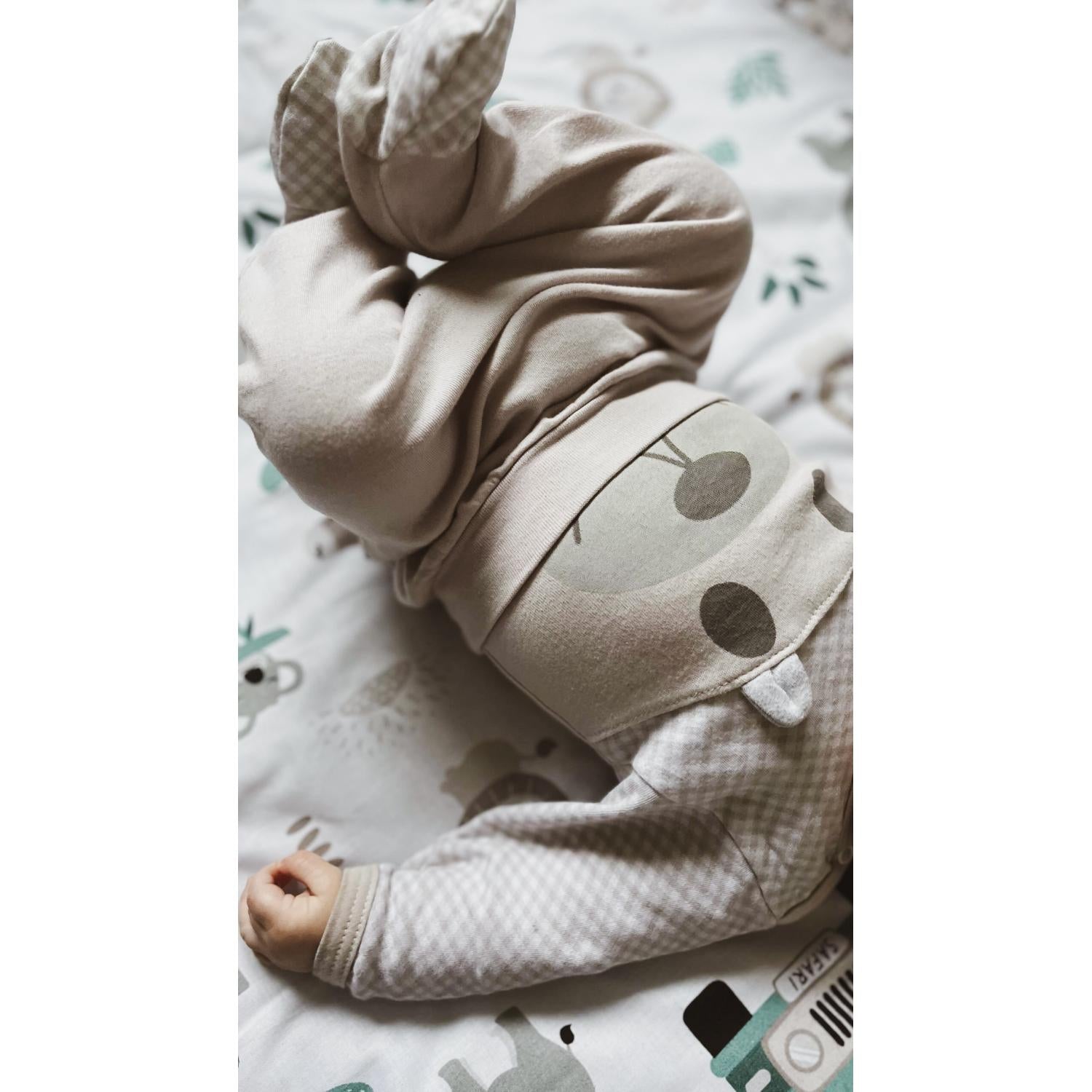 Gepolsterte XXL Krabbeldecke 120 x 120 cm