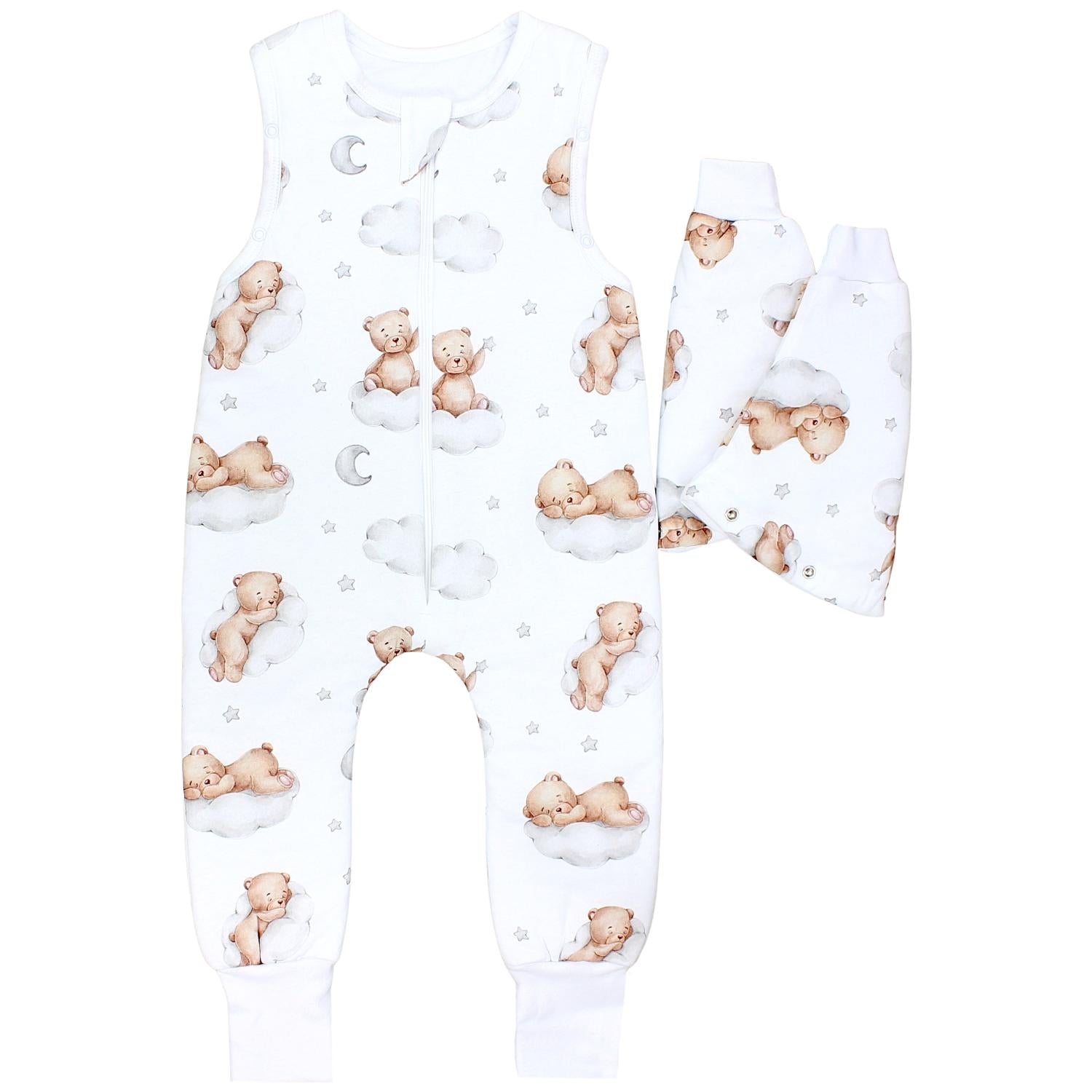 Winterschlafsack mit Beinen und Ärmeln