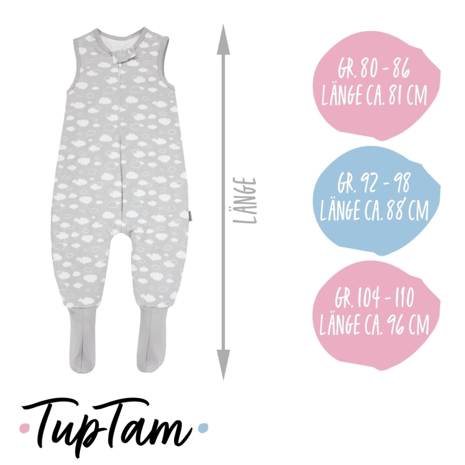 Schlafsack mit Füßen 2.5 TOG