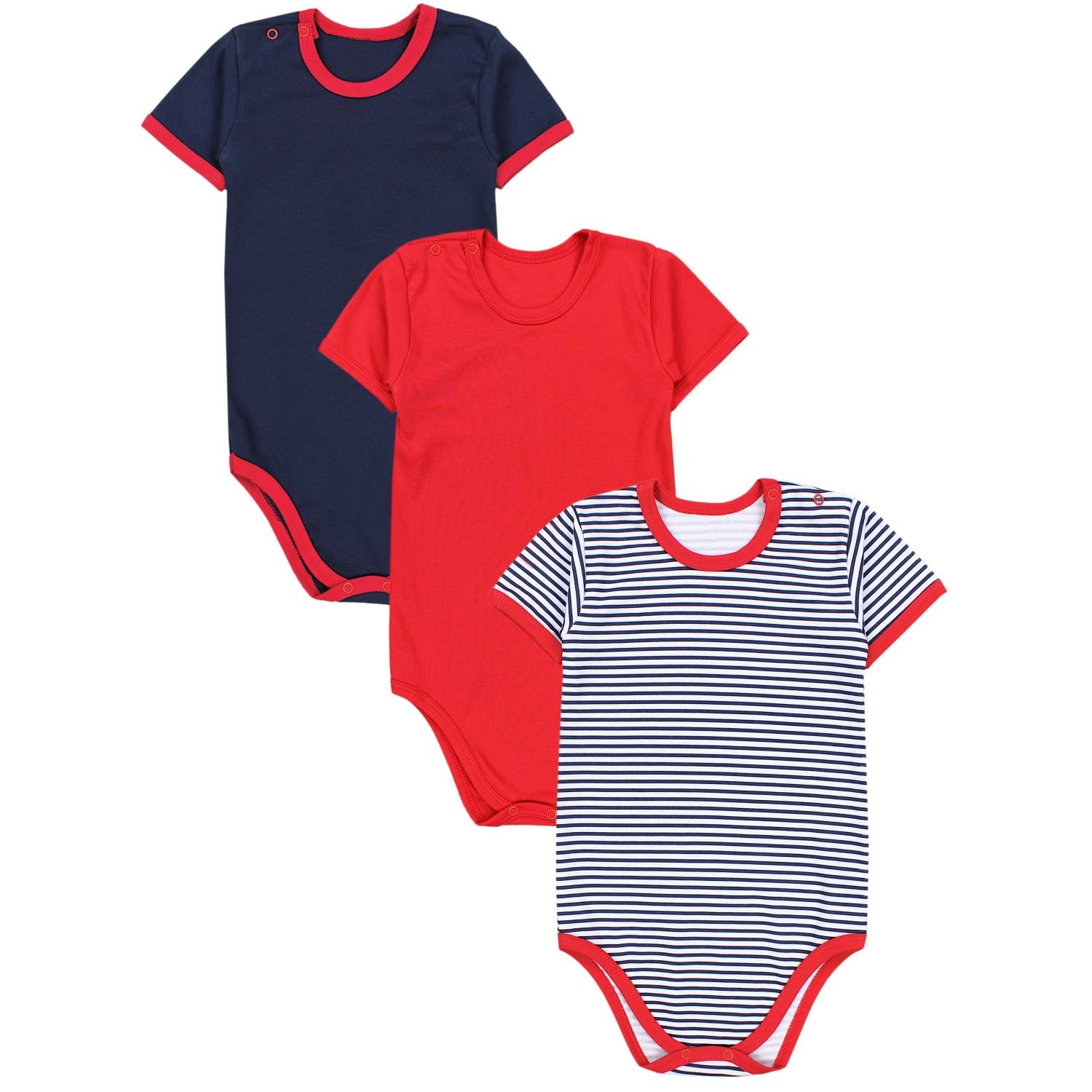 Kurzarmbody - 3er Set