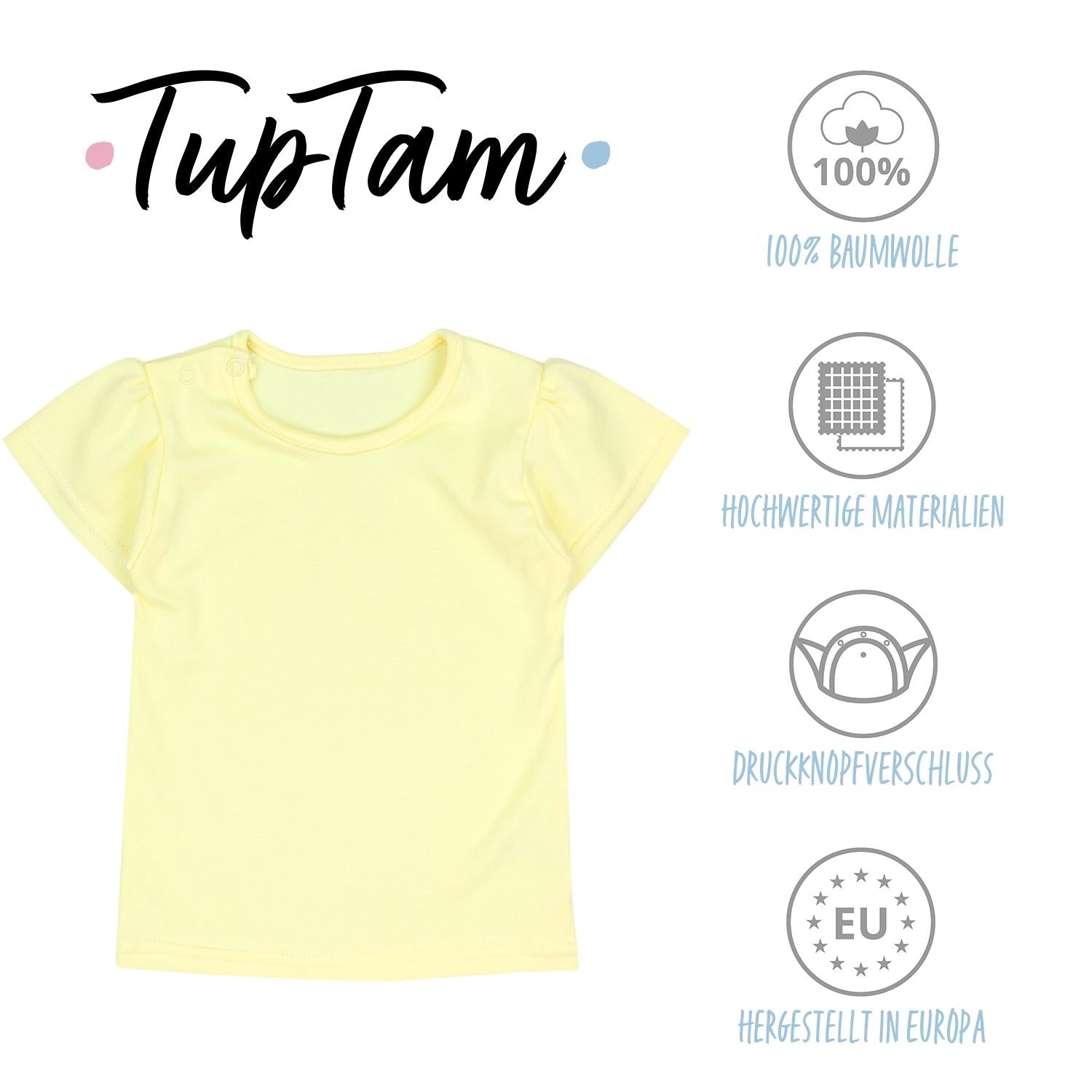 Baby T-Shirt Kurzarm - 5er Set