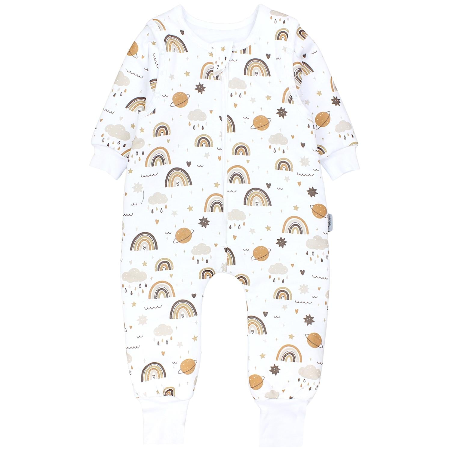 Winterschlafsack mit Beinen und Ärmeln