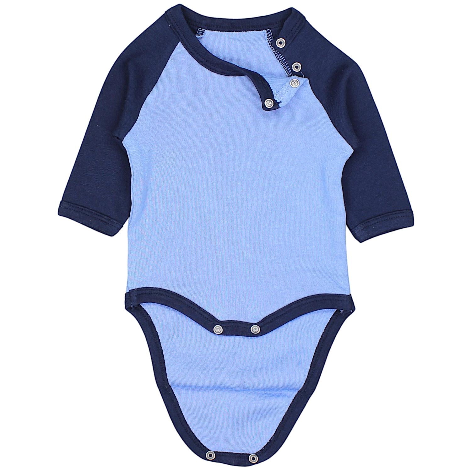 Langarm- Body mit Aufdruck - 5er Set