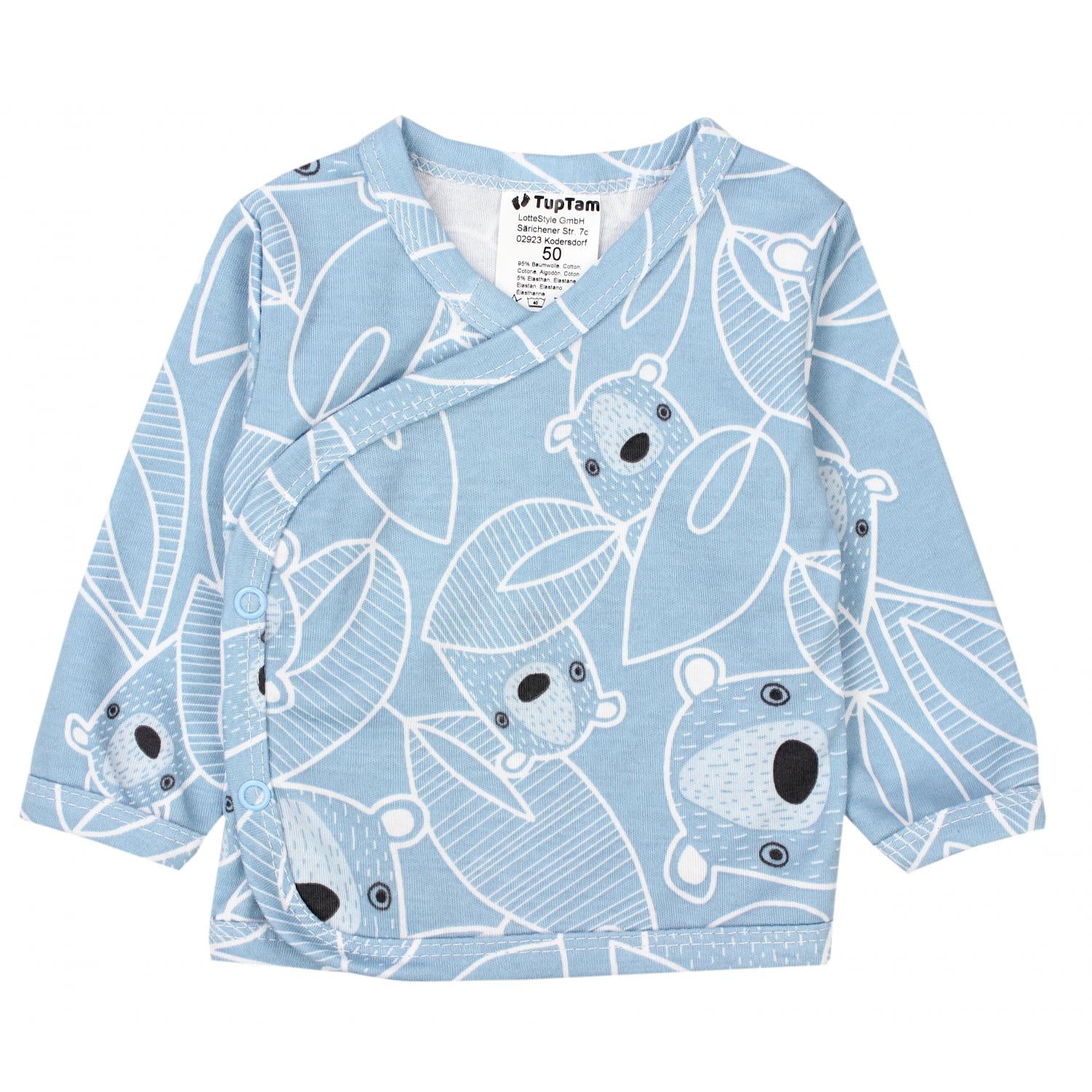 Baby Langarm Wickelshirt - 5er Set