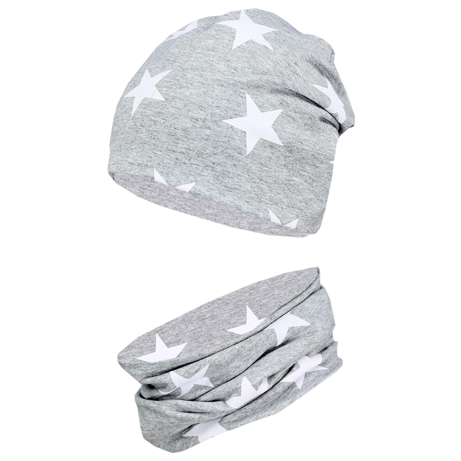 Madchen Beanie Mütze Schlauchschal Set