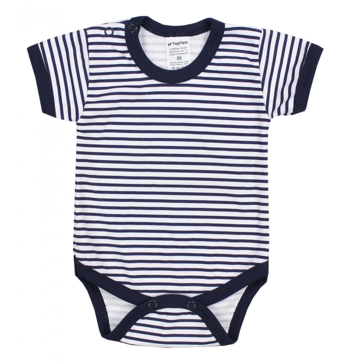 Baby Body Kurzarm Unifarben - 5er Set