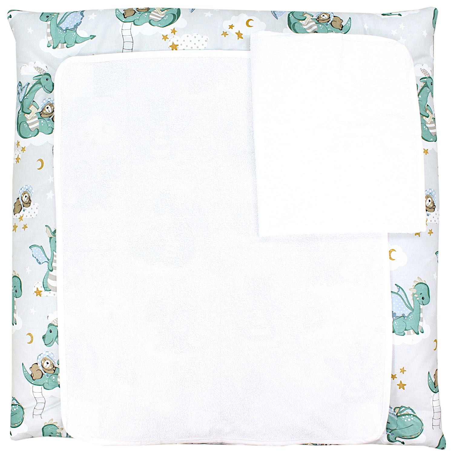 Baby Wickelauflage inkl. 2 Frotteebezügen