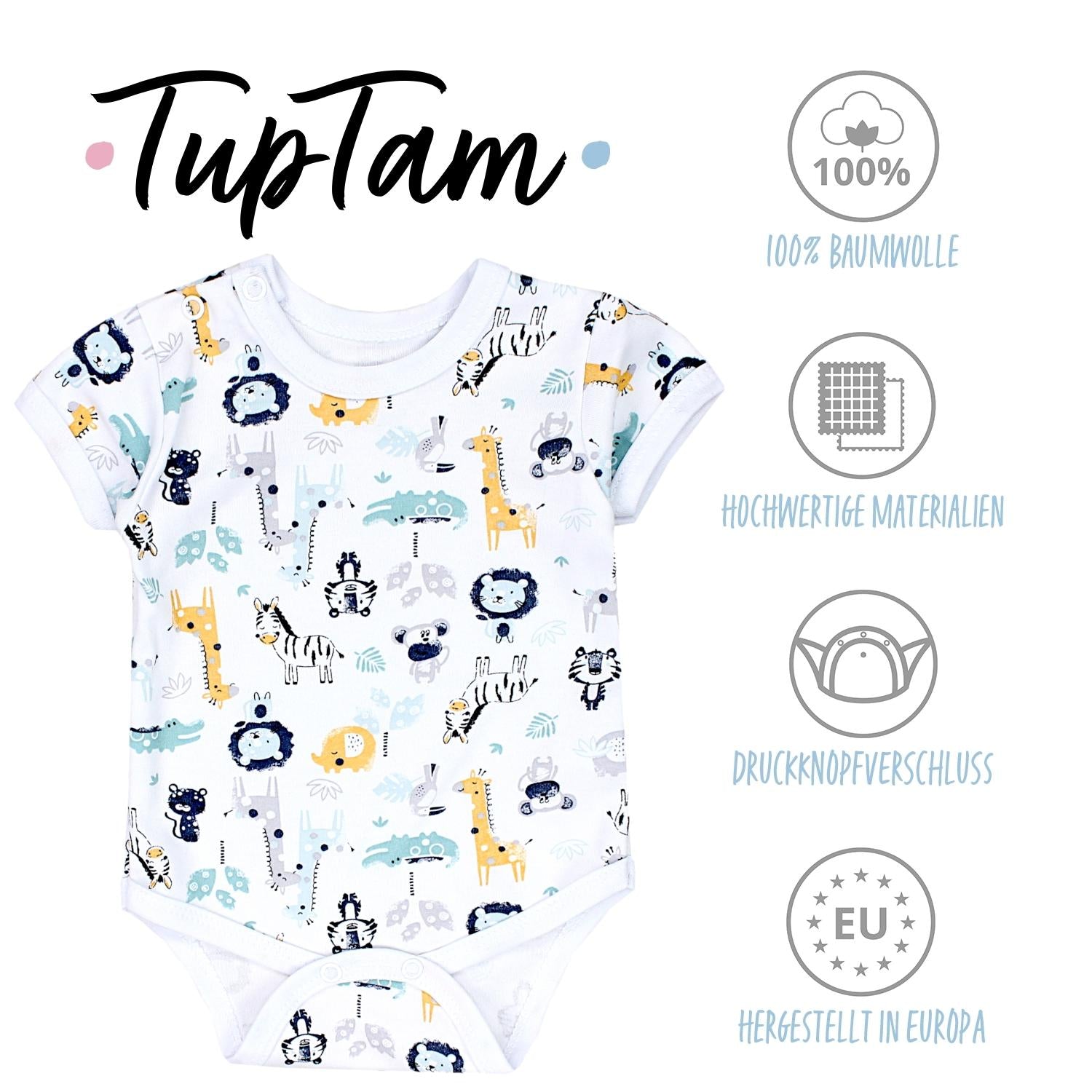 Kurzarmbody- 5er Set