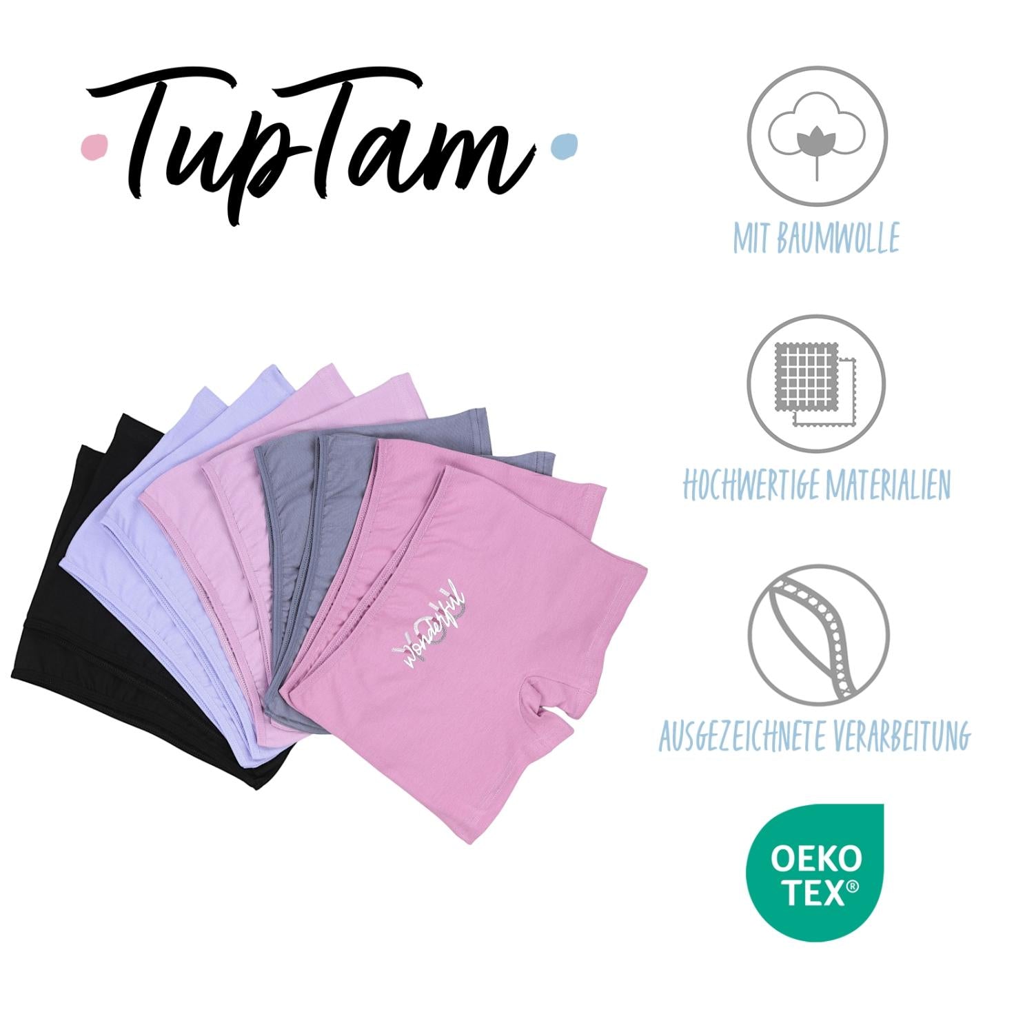 Mädchen Boxershorts aus Baumwolle – 10er Pack