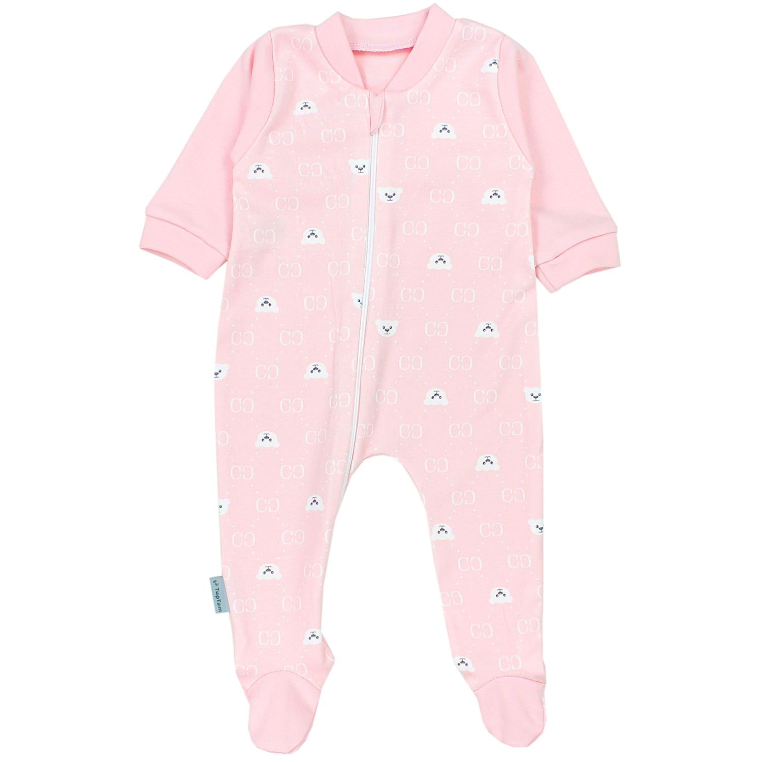 Schlafstrampler mit Fuß - 3er Set