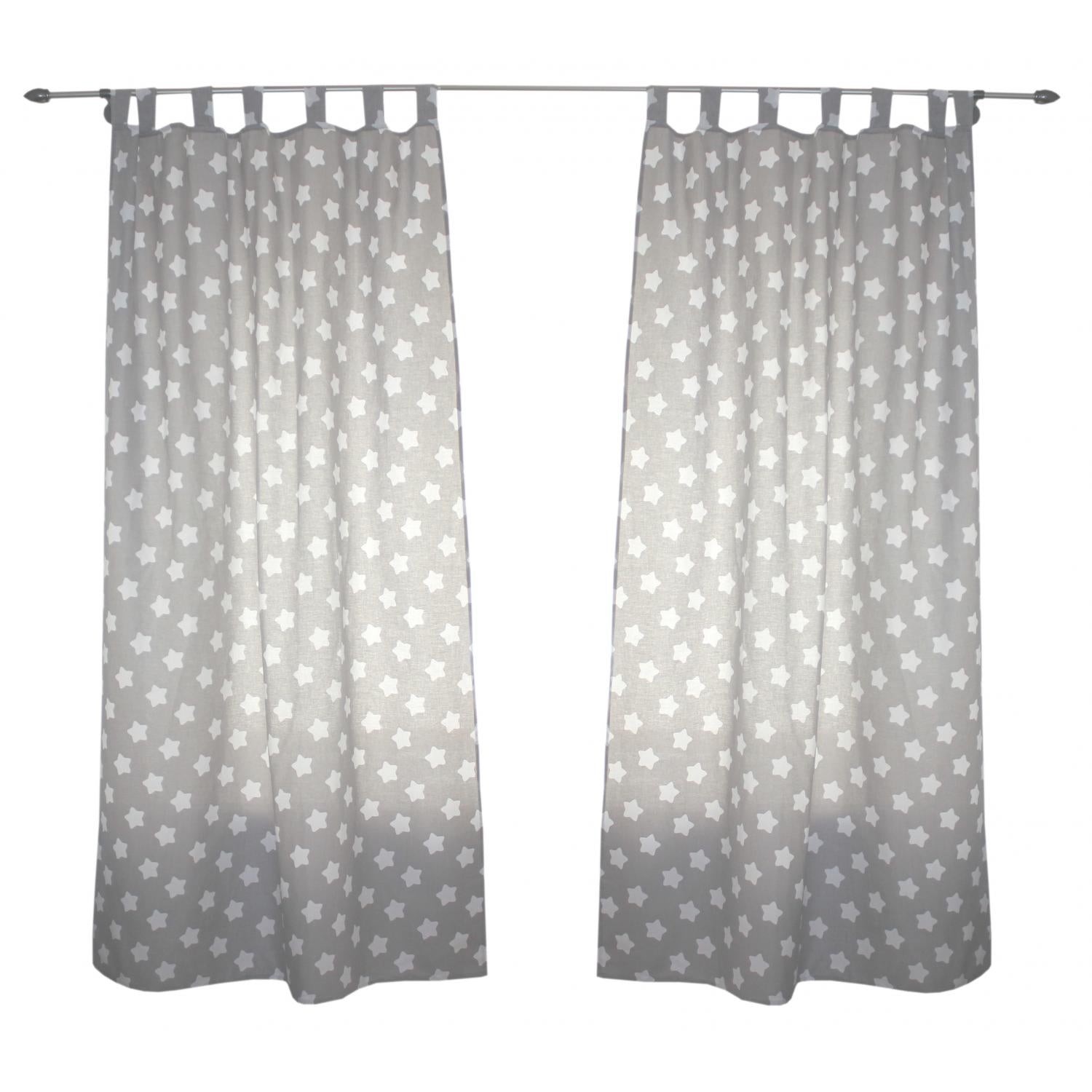 Vorhänge/Gardinen mit Schleifen 2er Set