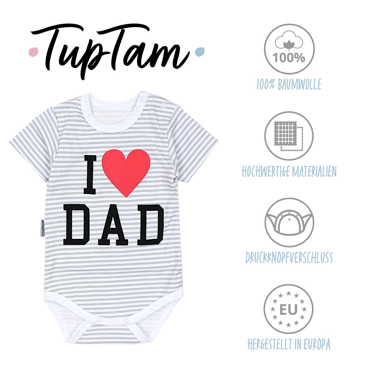 Baby Body Kurzarm mit Aufdruck -5er Set