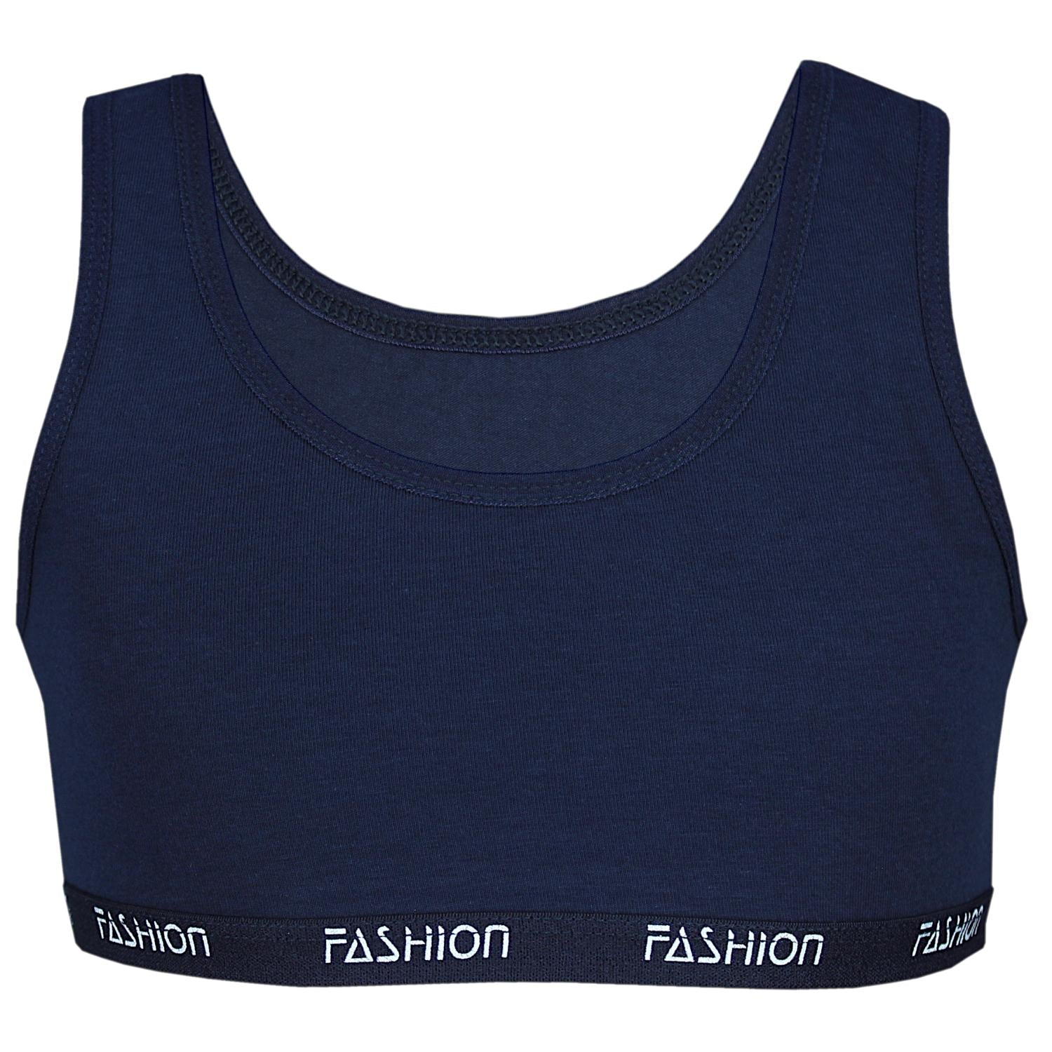 Mädchen Bustier breite Träger- 5er Set