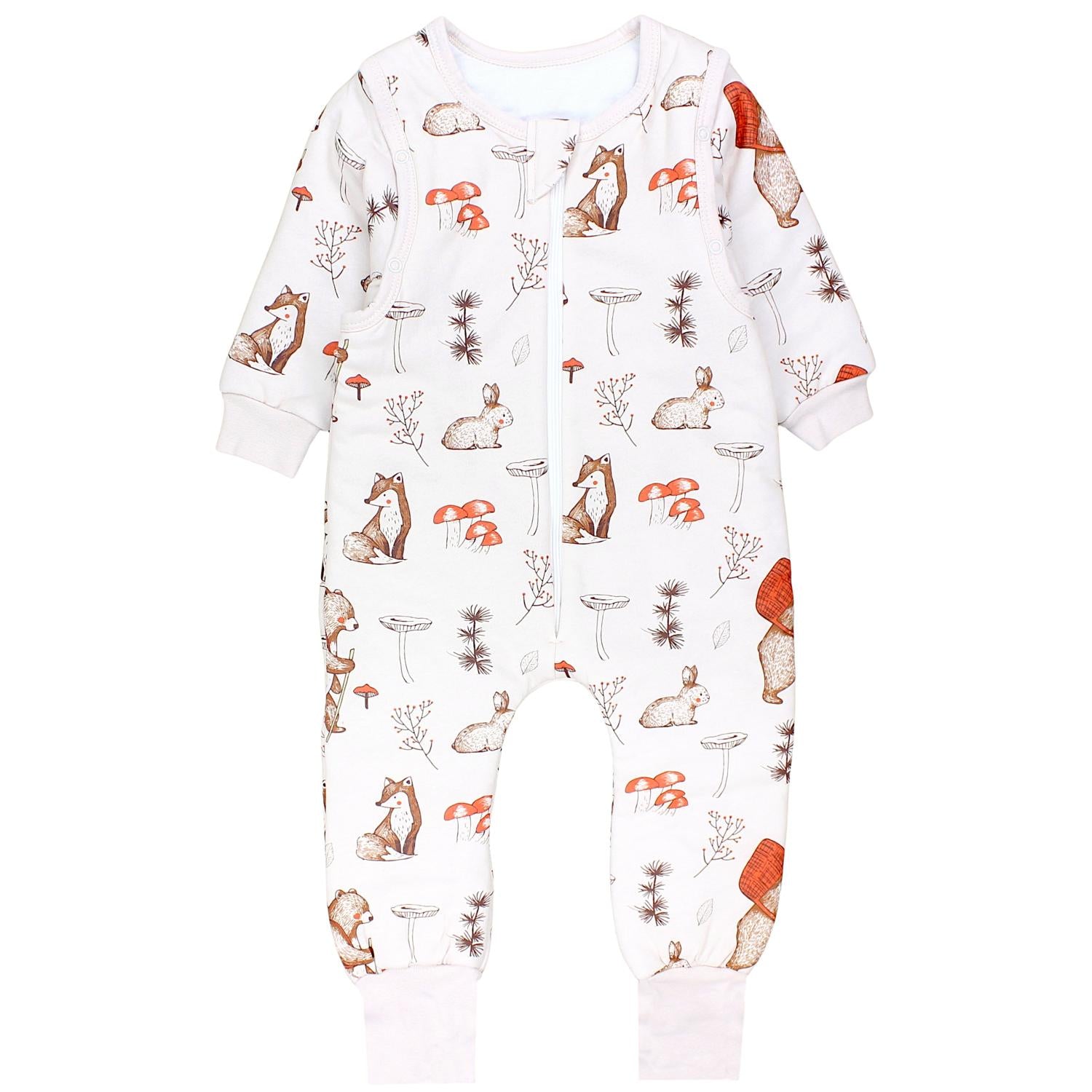 Winterschlafsack mit Beinen und Ärmeln