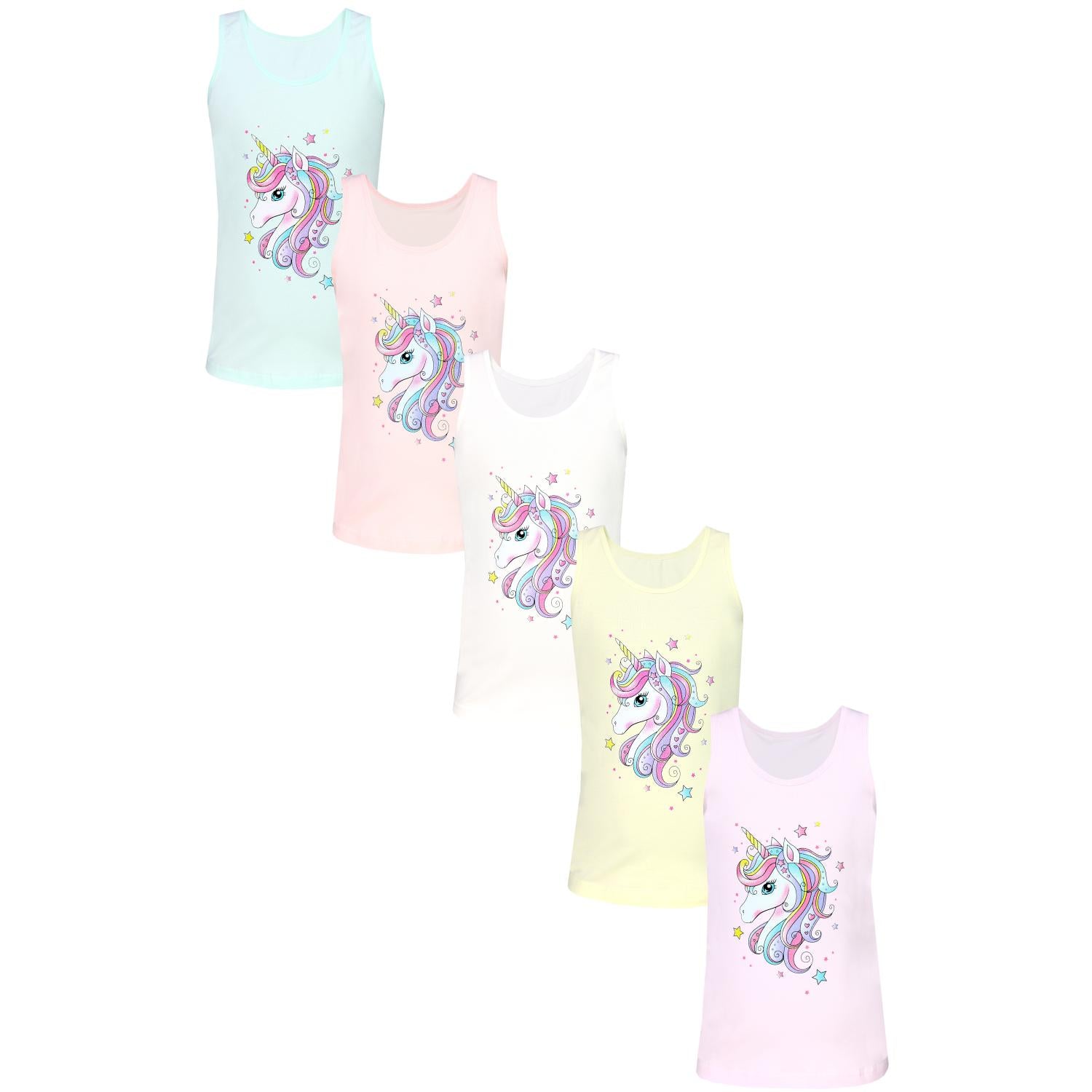 Unterhemd Ärmellos - 5er Set