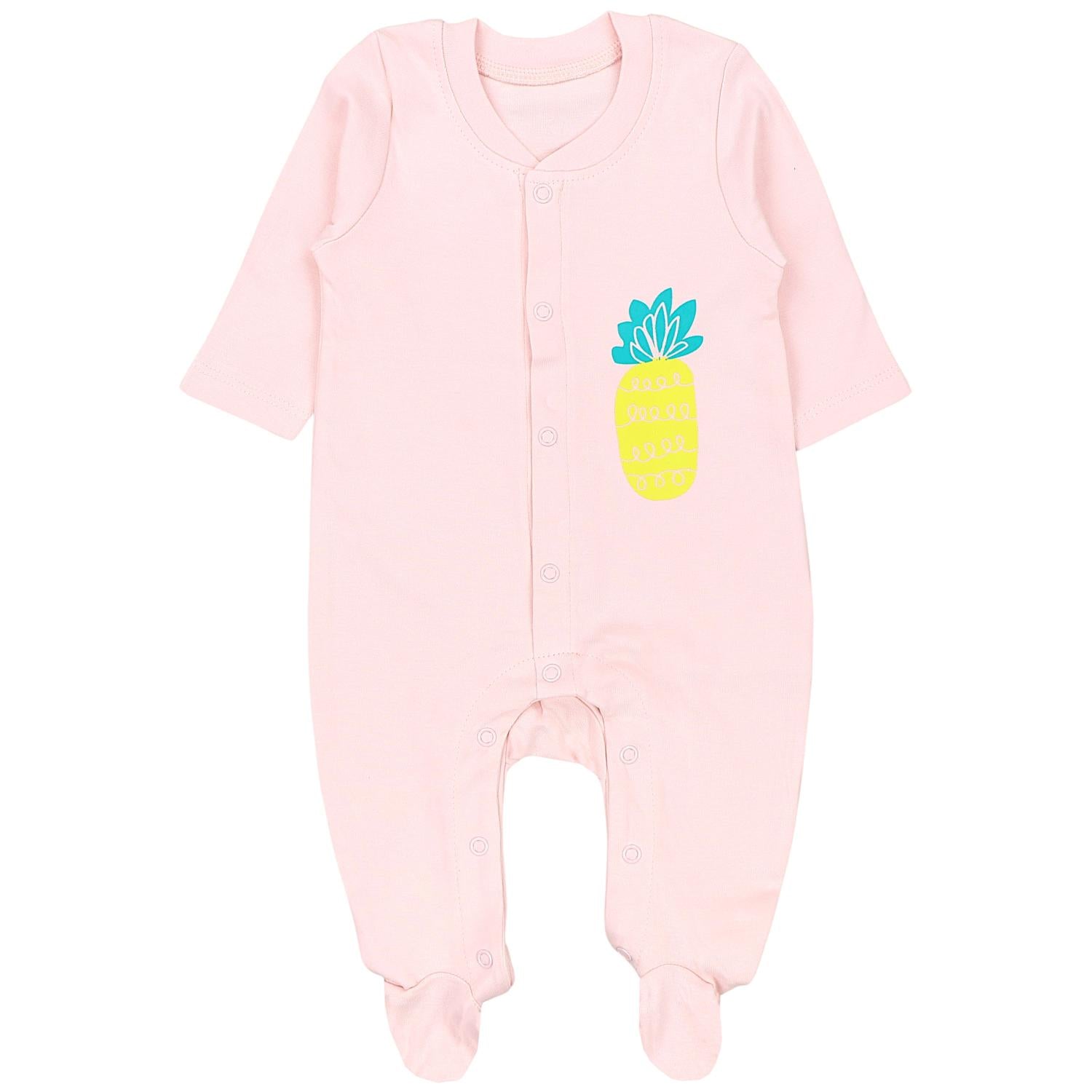 Schlafstrampler mit Fuß - 3er Set