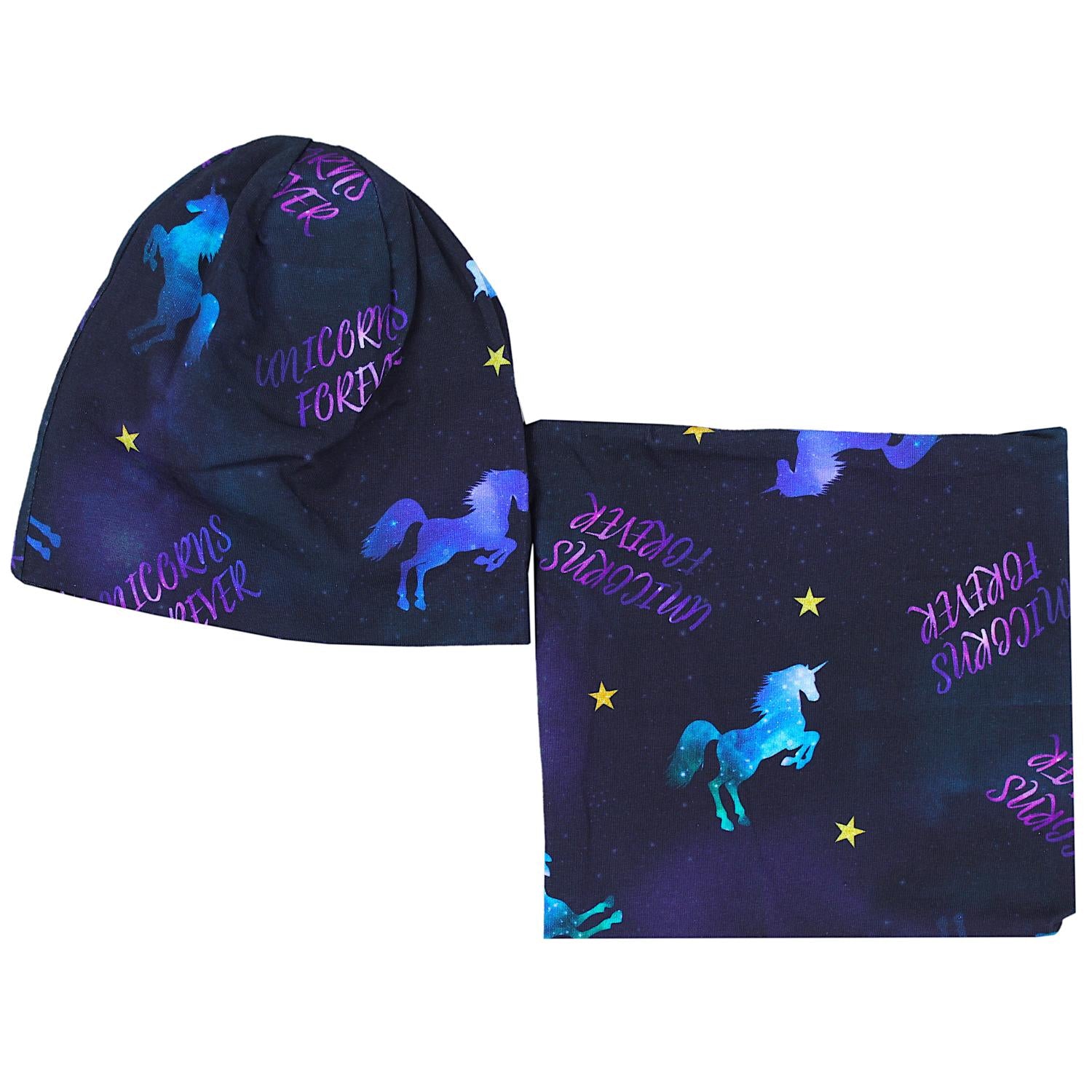 Madchen Beanie Mütze Schlauchschal Set