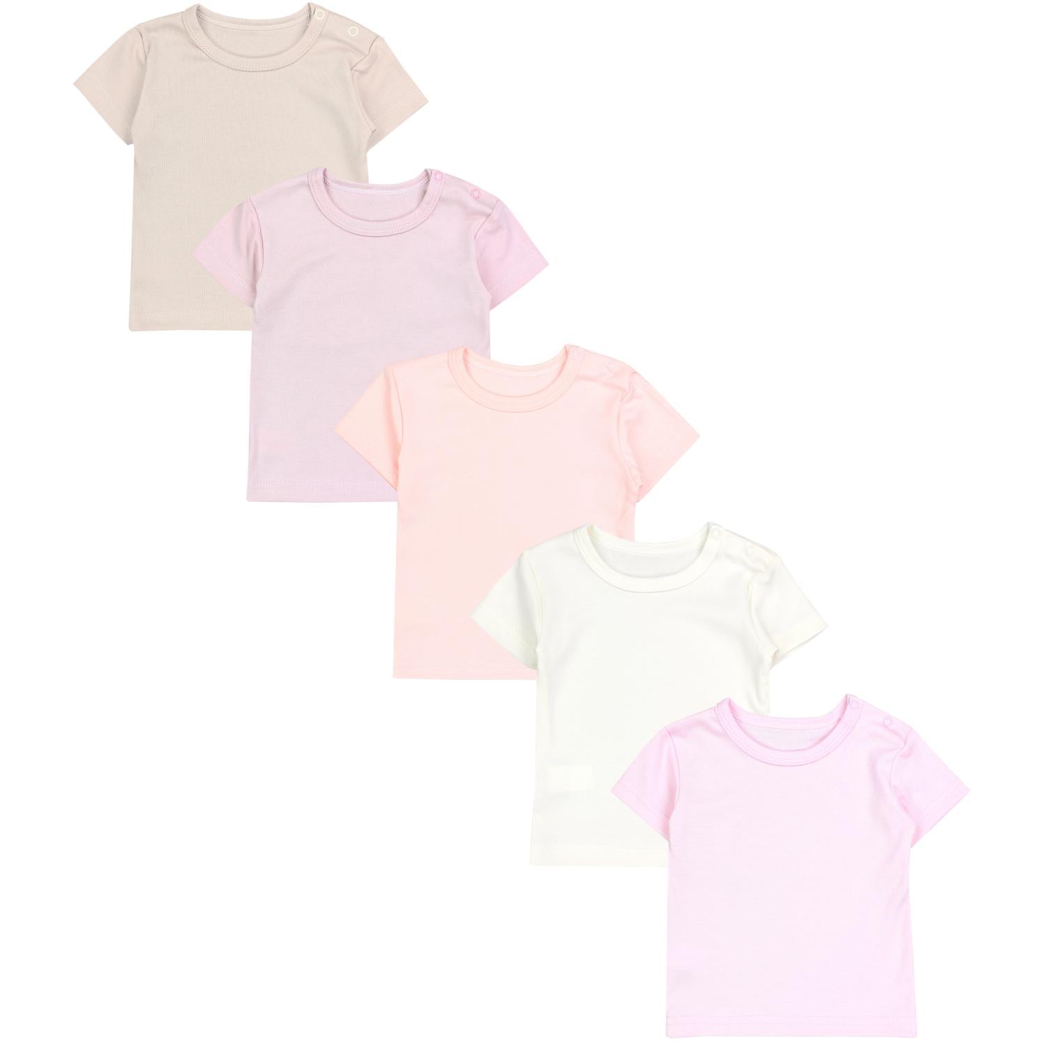 Baby T-Shirt Kurzarm - 5er Set
