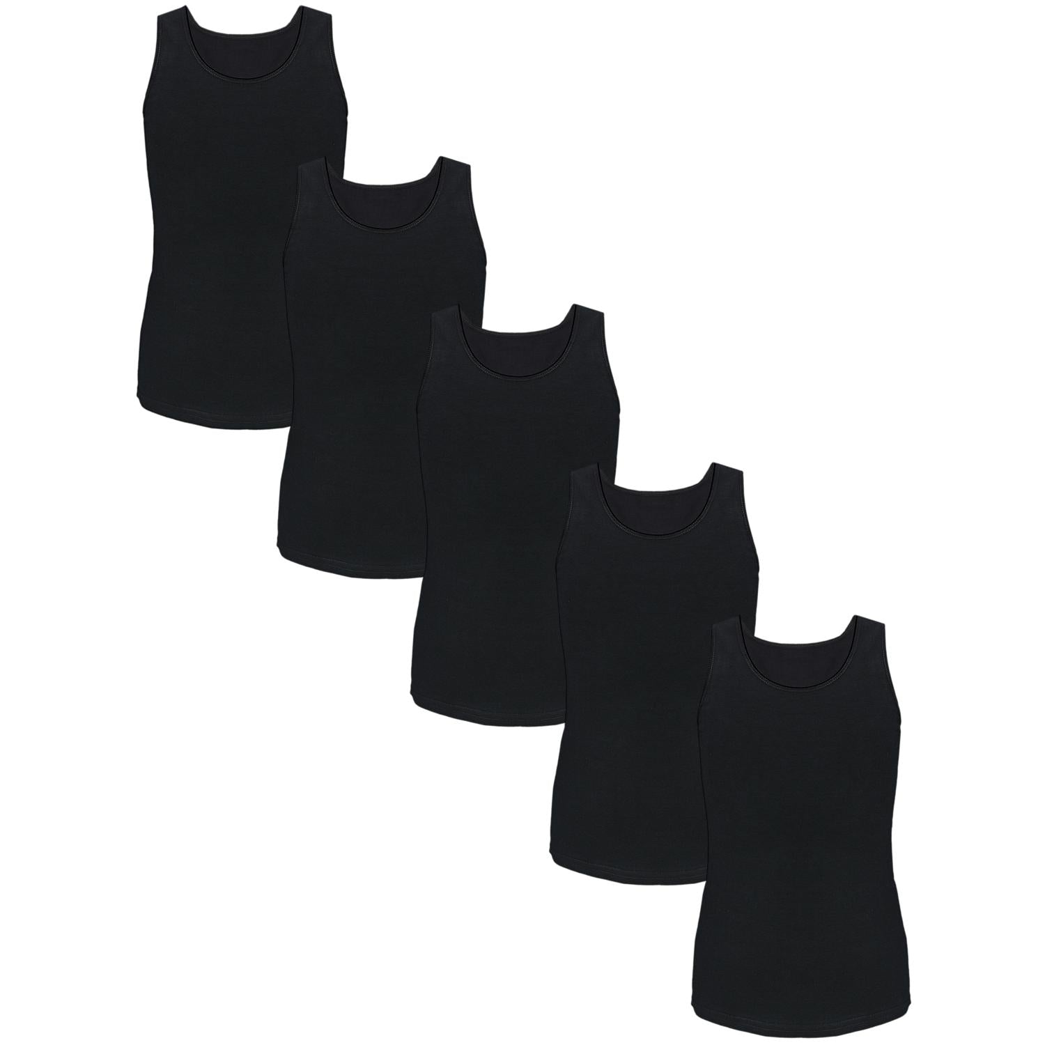 Unterhemd Ärmellos - 5er Set