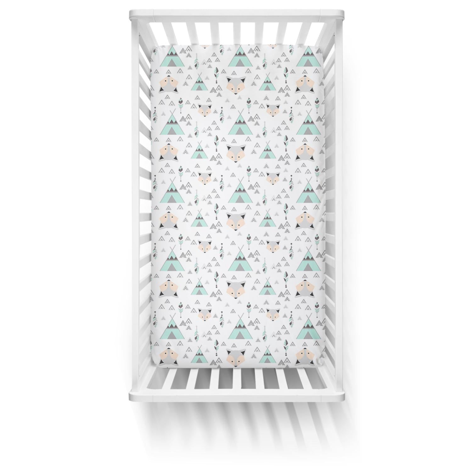 Baby/ Kinder Spannbettlaken Gemustert