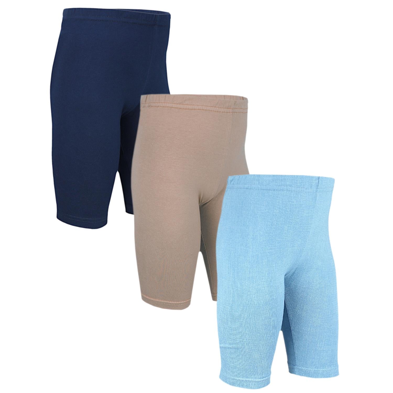 Kinder Leggings Kurz Radlerhose - 3er Set