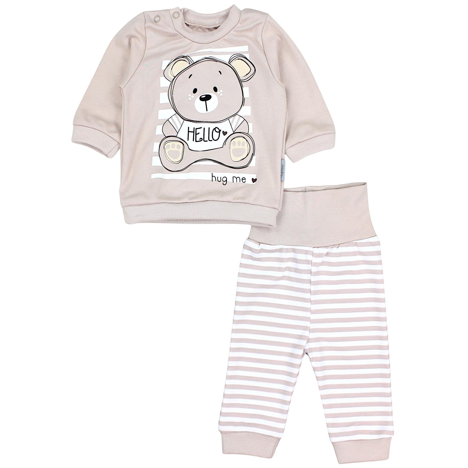 Baby Kleidungsoutfit mit Aufdruck (2-teilig)