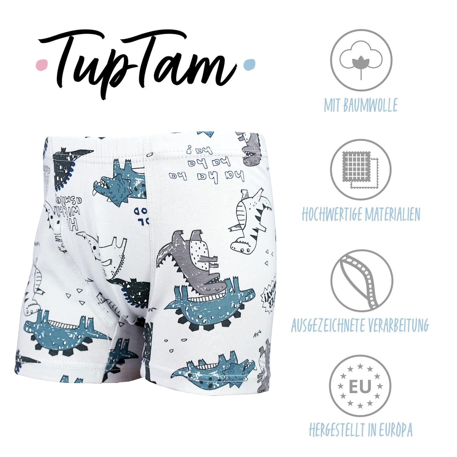 Kinder Boxershorts Unterhose 10er-Set