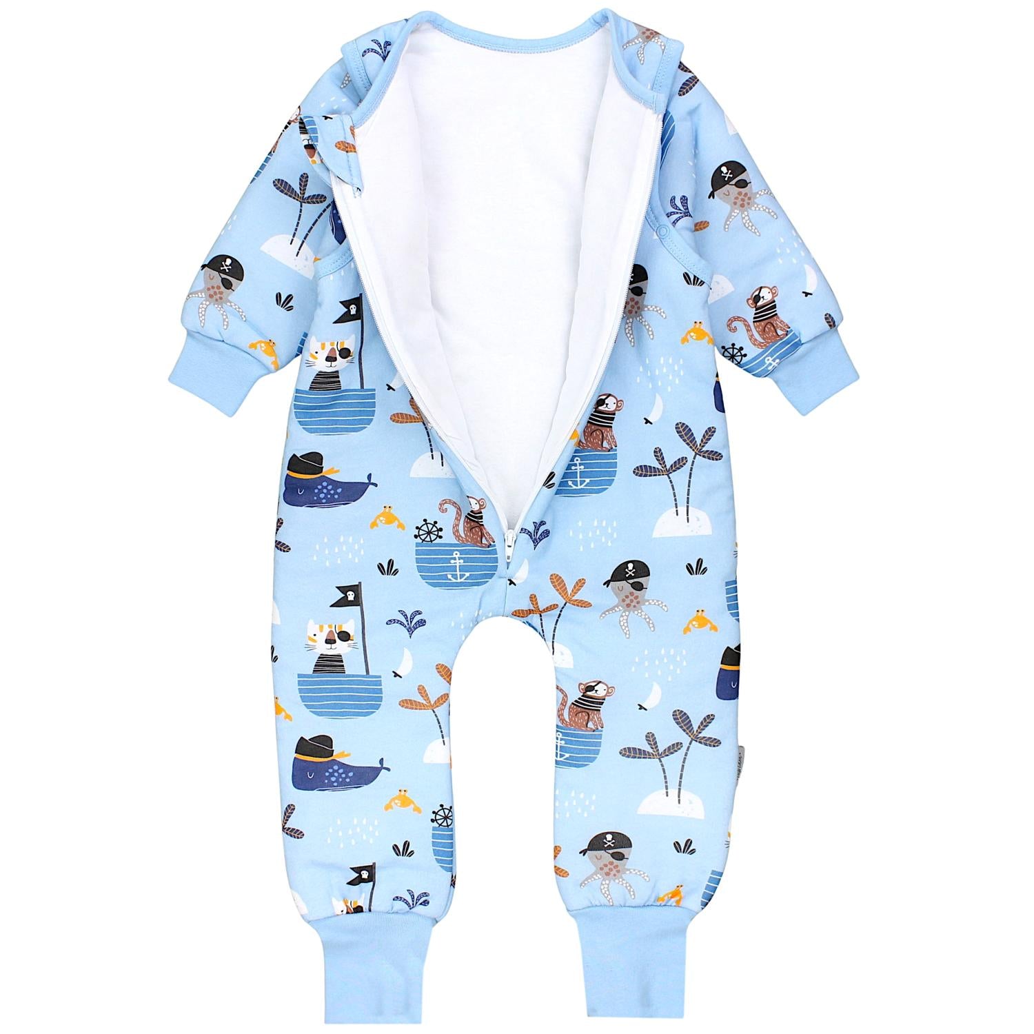 Winterschlafsack mit Beinen und Ärmeln