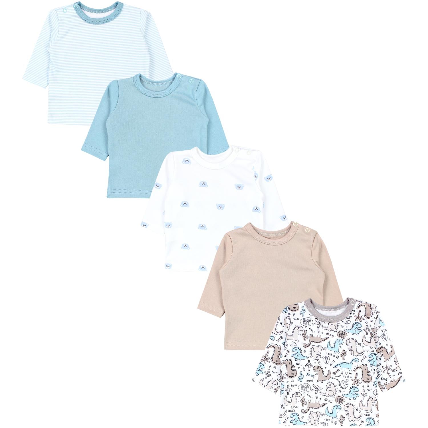 Baby Langarmshirt - 5er Set
