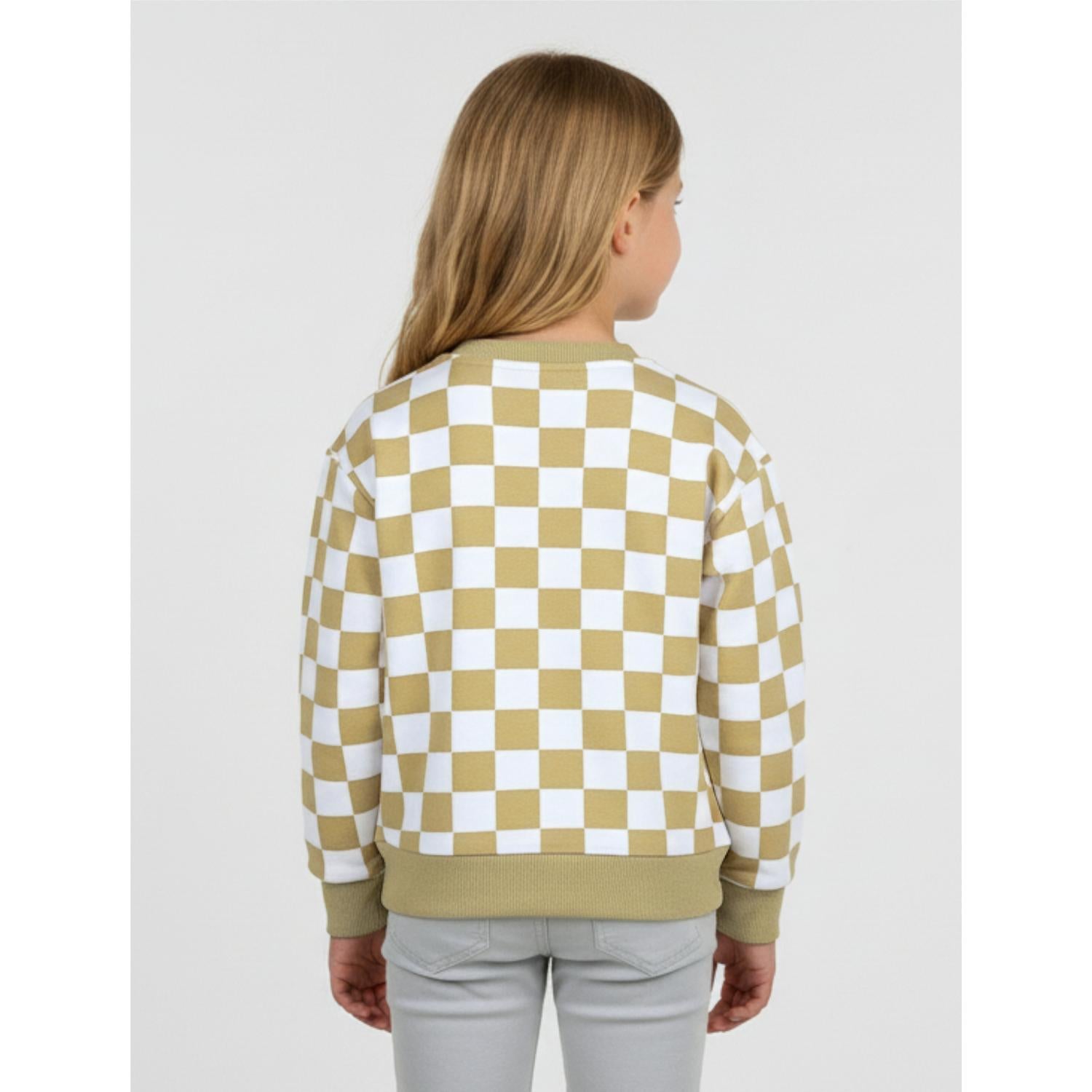 Sweatshirt kariert aus Bio-Baumwolle