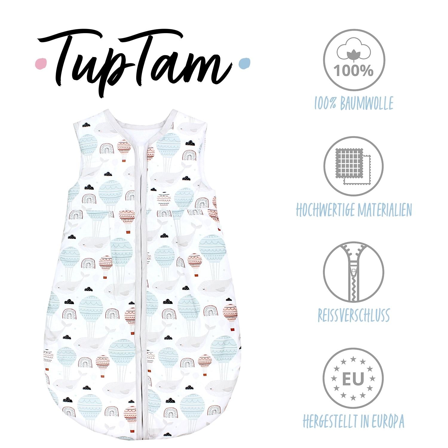 Kugelschlafsack ohne Ärmel 2,5 TOG