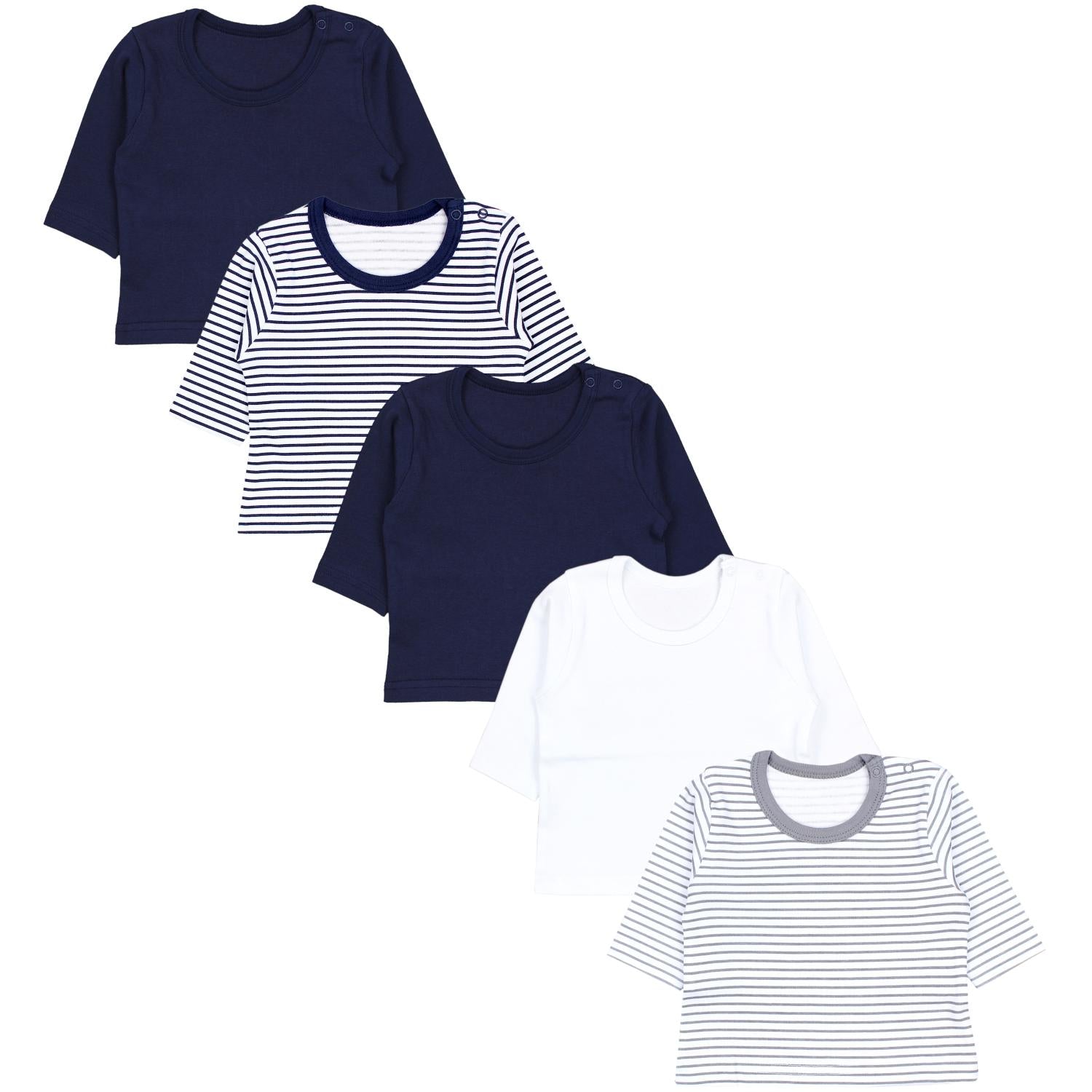 Baby Langarmshirt - 5er Set