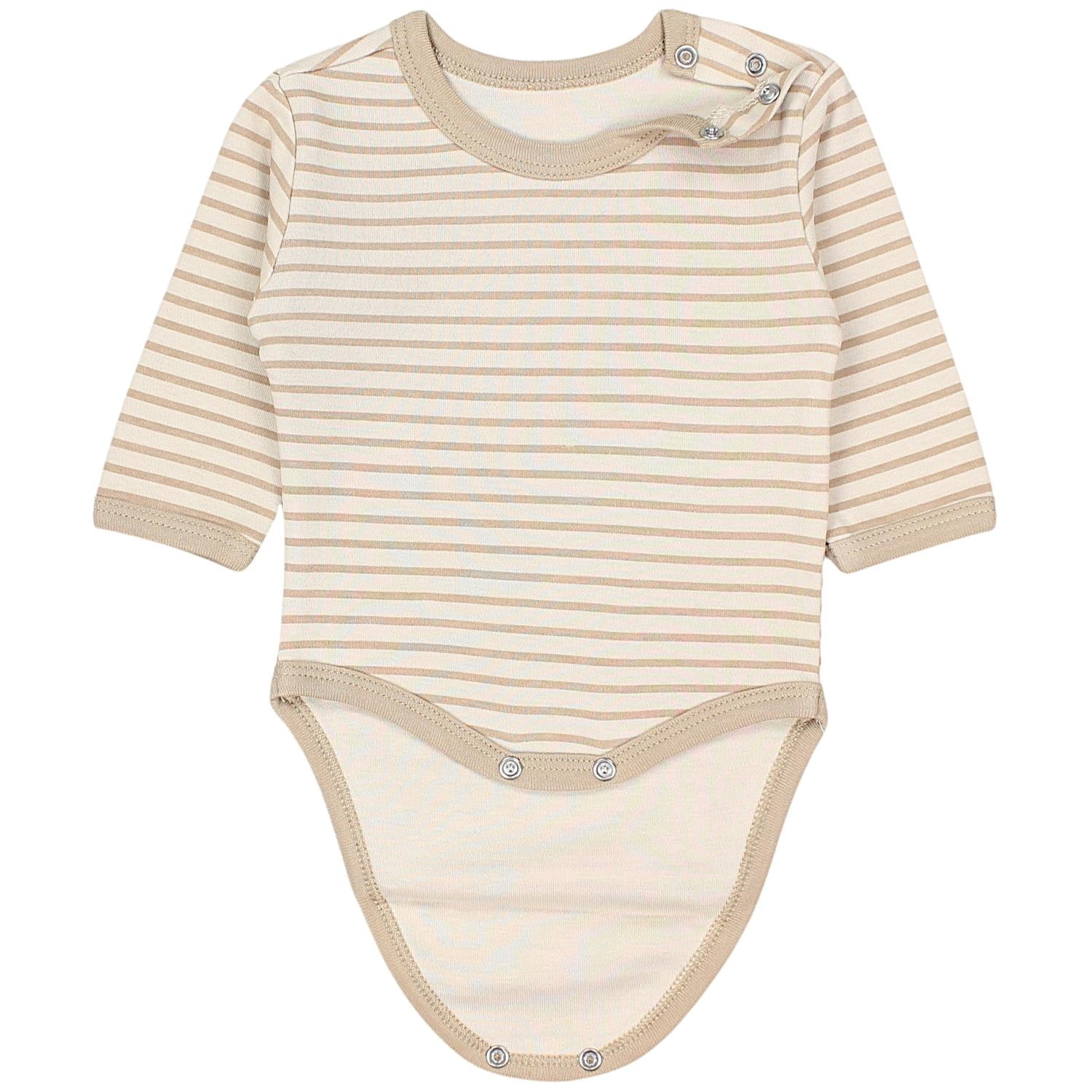 Langarm- Body mit Aufdruck - 5er Set