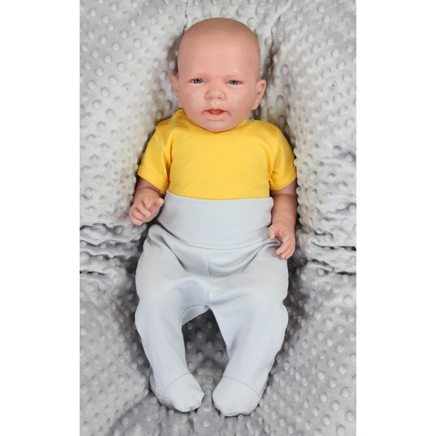 Baby Body Kurzarm Unifarben - 5er Set